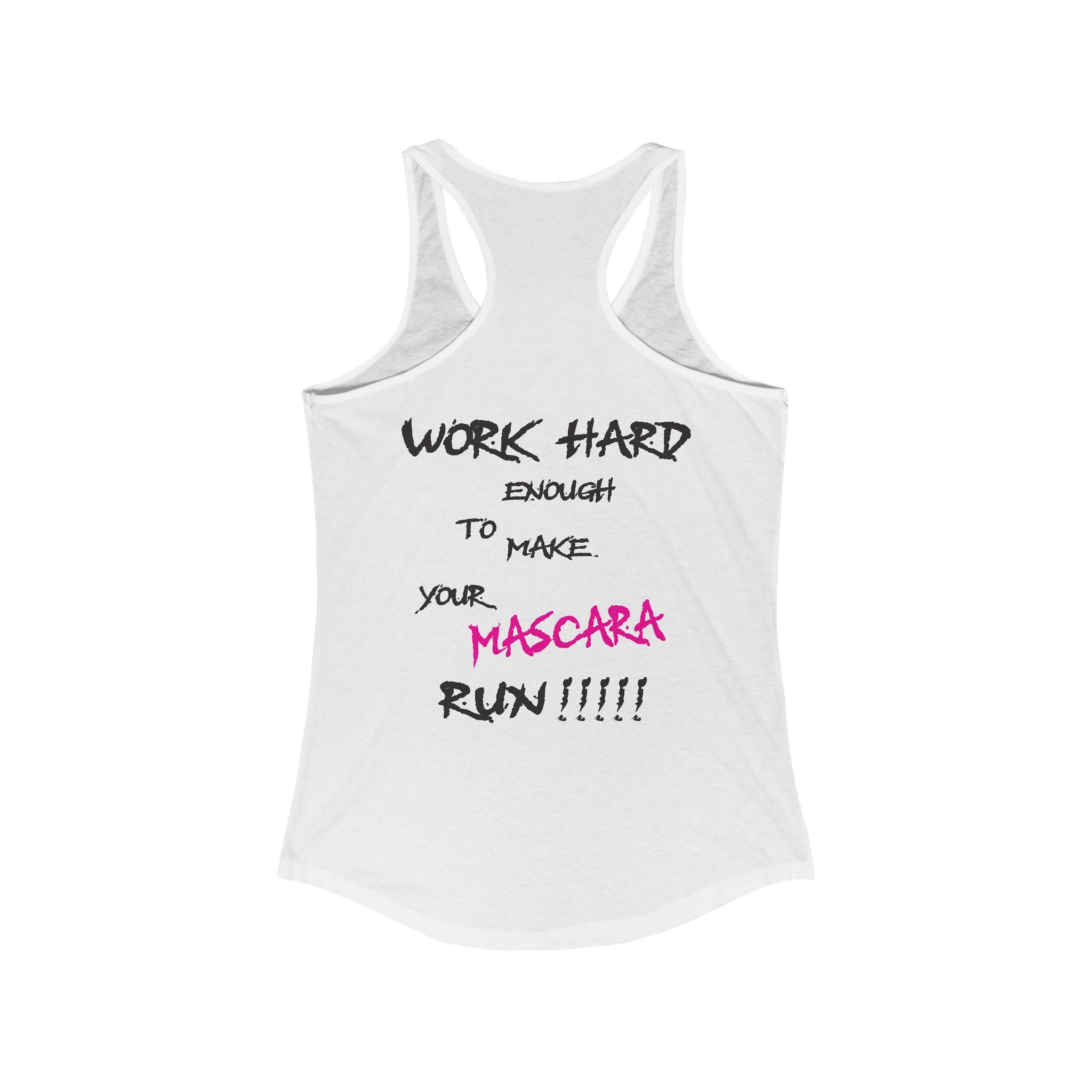 HH Cycle Work Hard Logo Light colors - Women's Ideal Racerback Tank