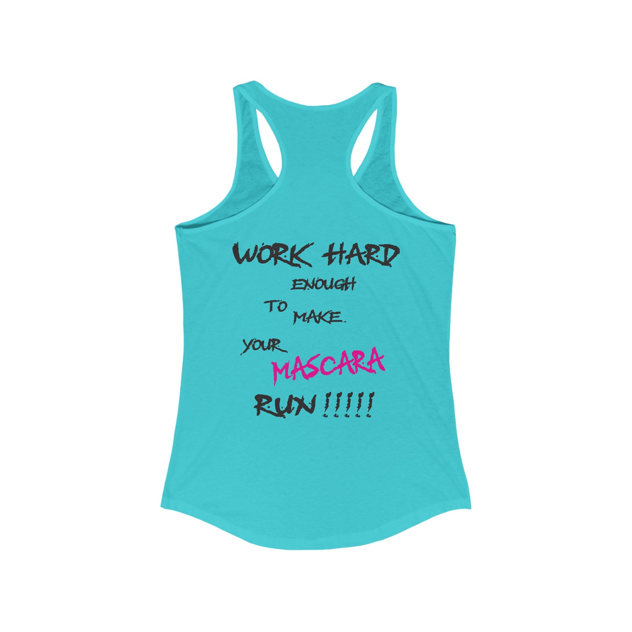 HH Cycle Work Hard Logo Light colors - Women's Ideal Racerback Tank
