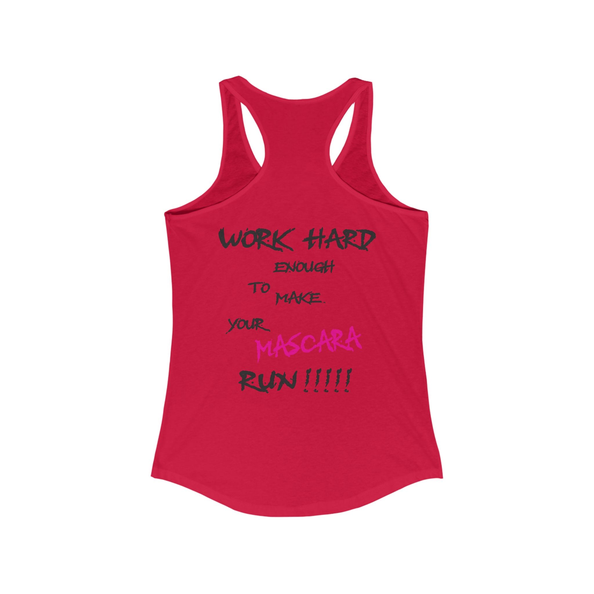 HH Cycle Work Hard Logo Light colors - Women's Ideal Racerback Tank