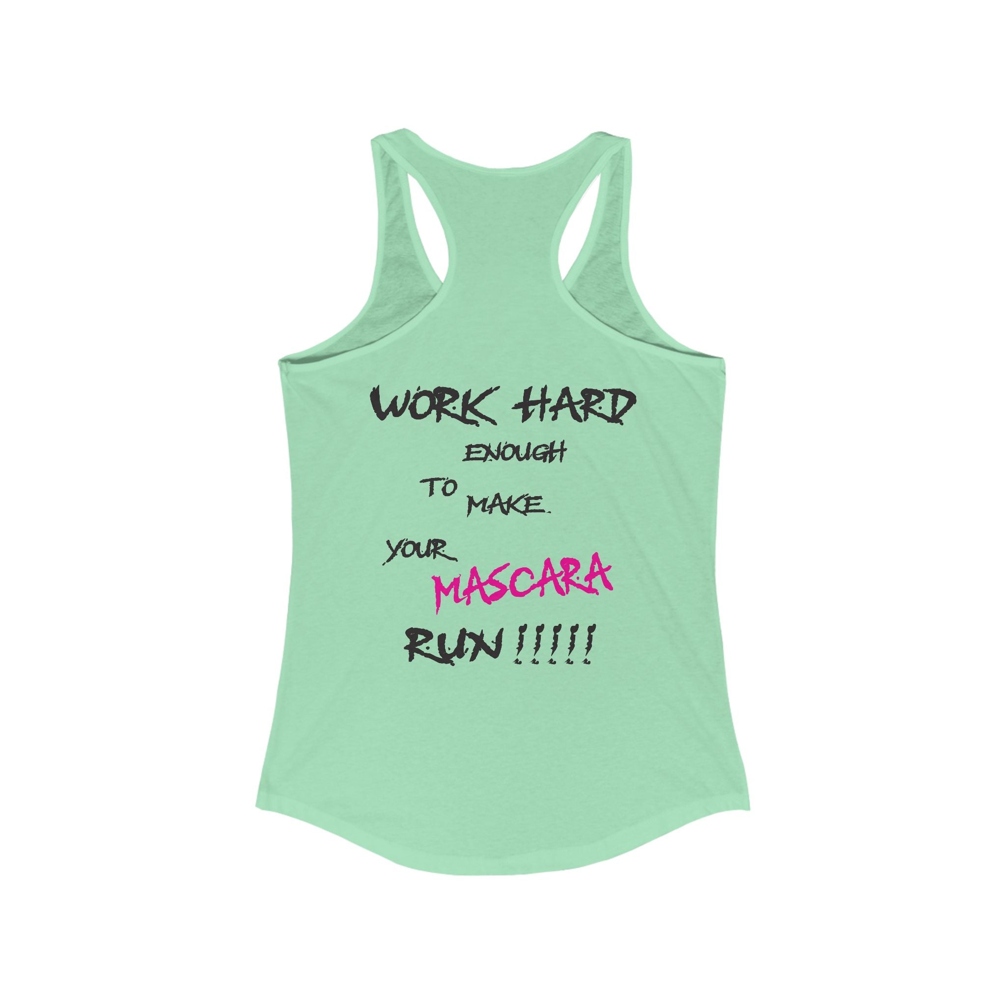 HH Cycle Work Hard Logo Light colors - Women's Ideal Racerback Tank
