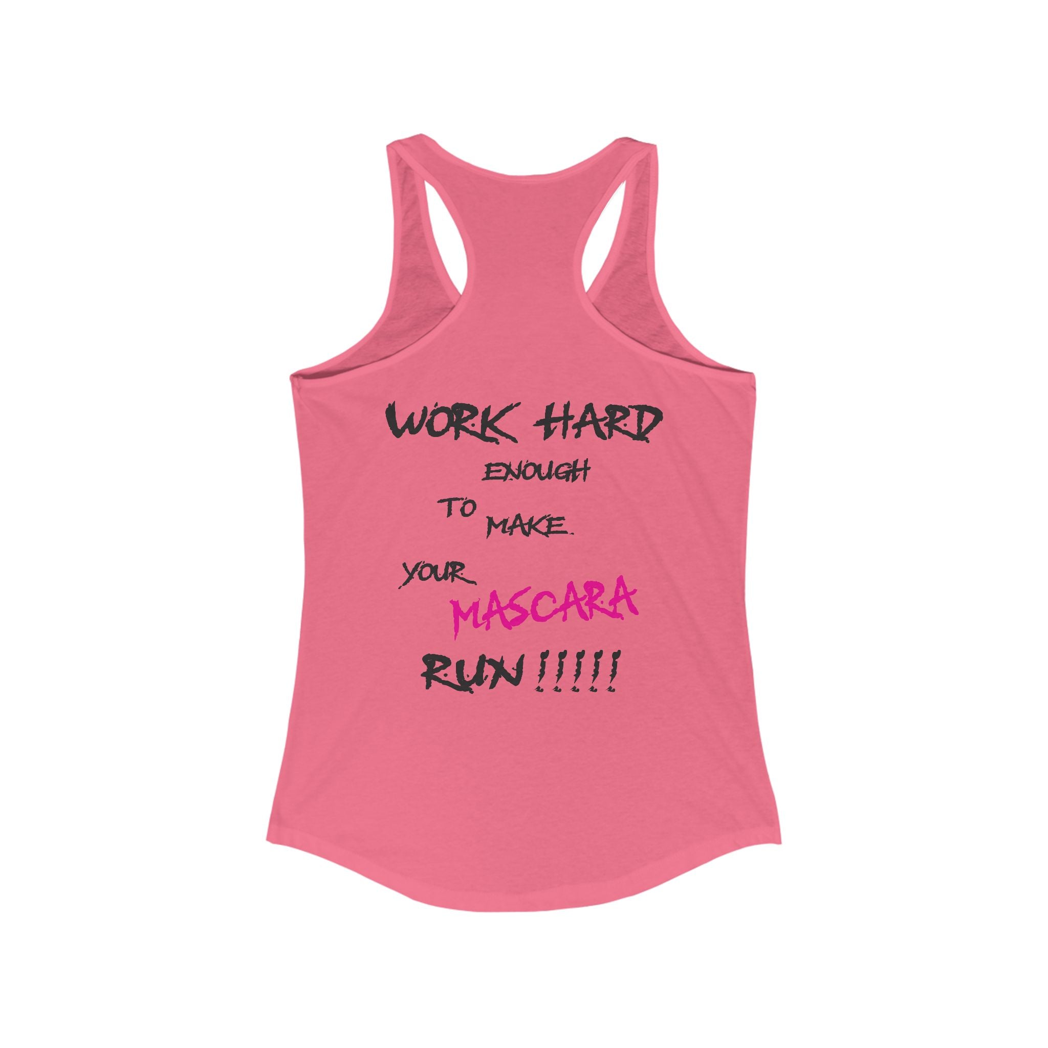 HH Cycle Work Hard Logo Light colors - Women's Ideal Racerback Tank