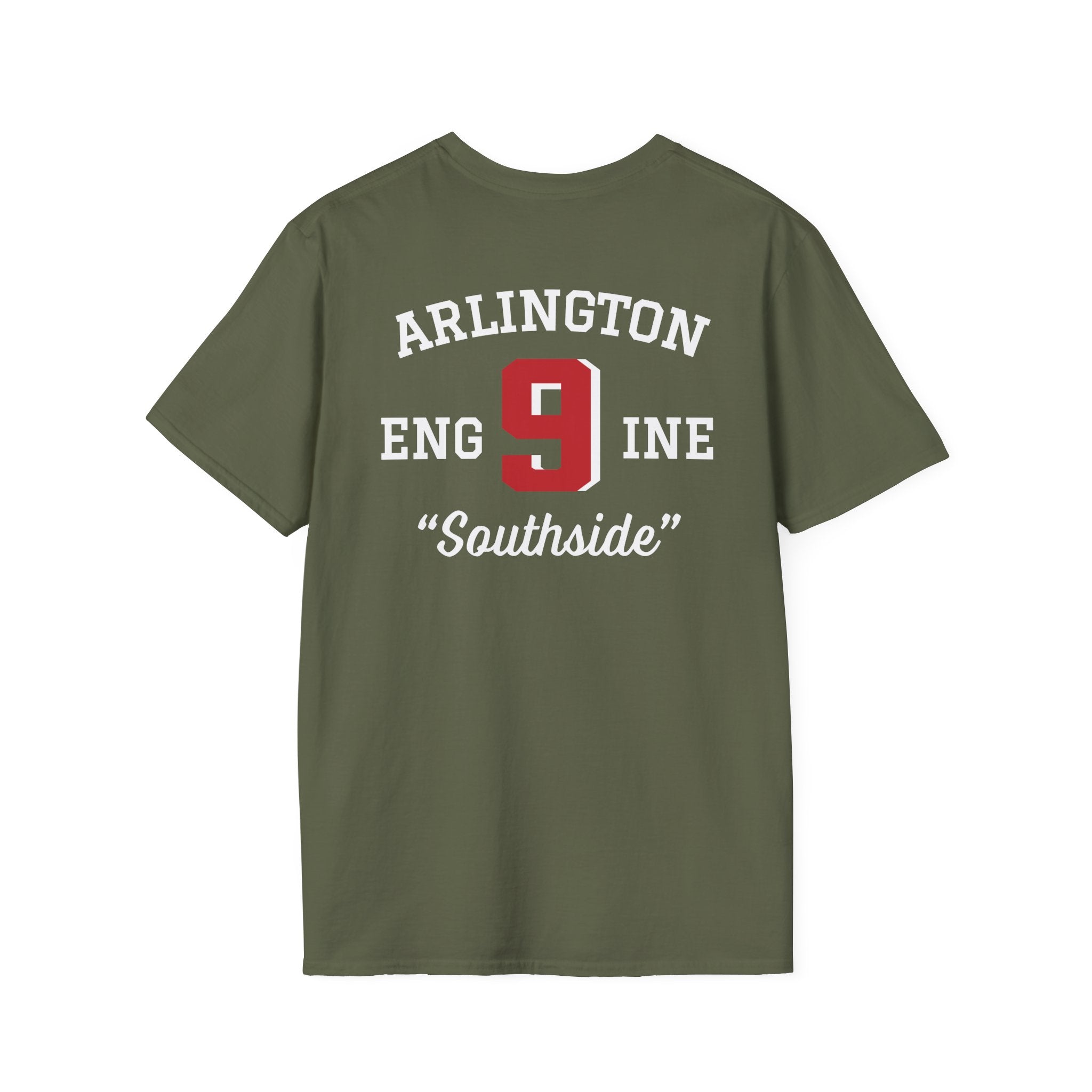 Station 9 Taz Front / FF Engine 9 back - Gildan Soft Cotton Softstyle T-Shirt