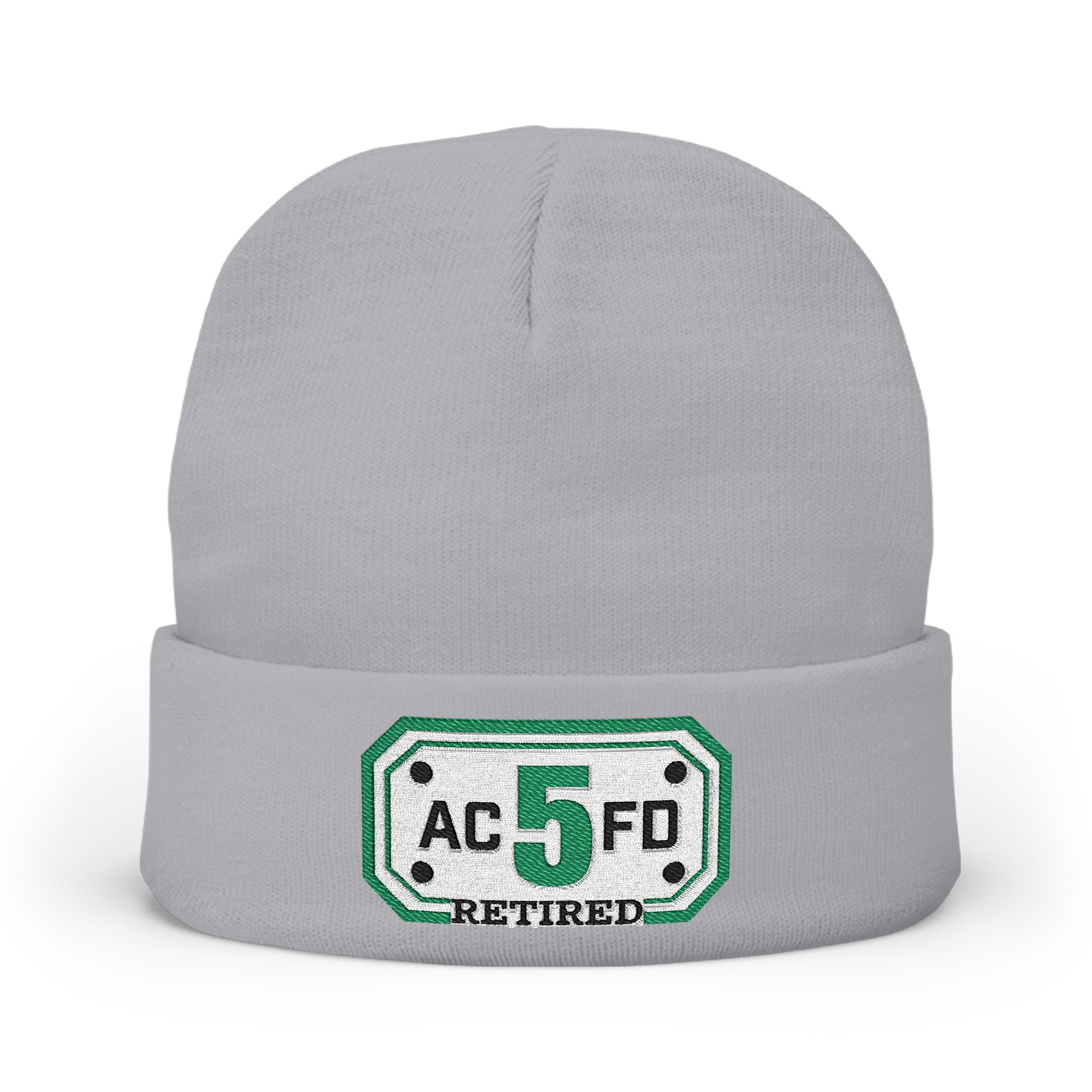 Retired Arlington Truck 5 - Knit Beanie (Embroidery)
