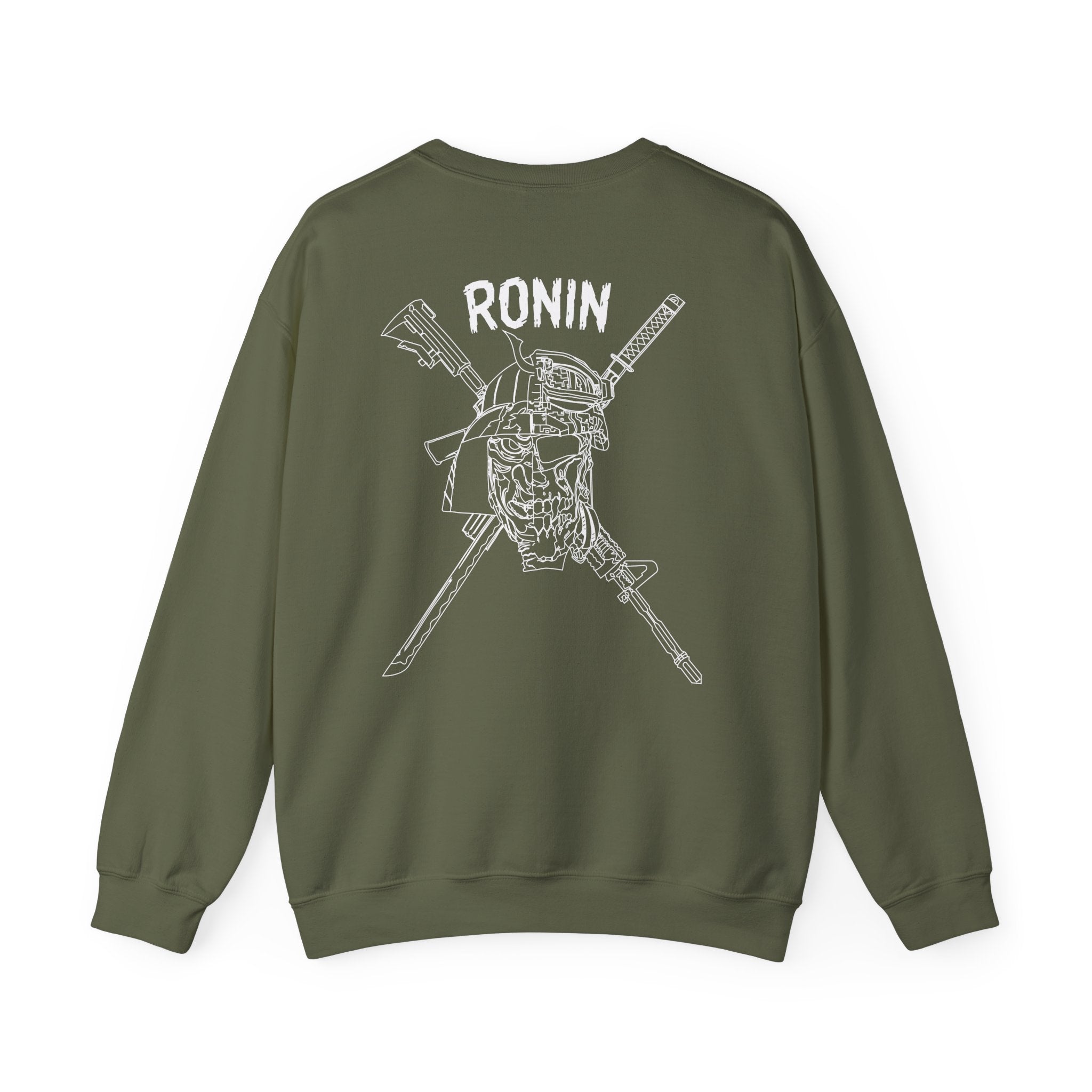 Charlie 2 Ronin (white Logo) - Gildan Unisex Heavy Blend™ Crewneck Sweatshirt