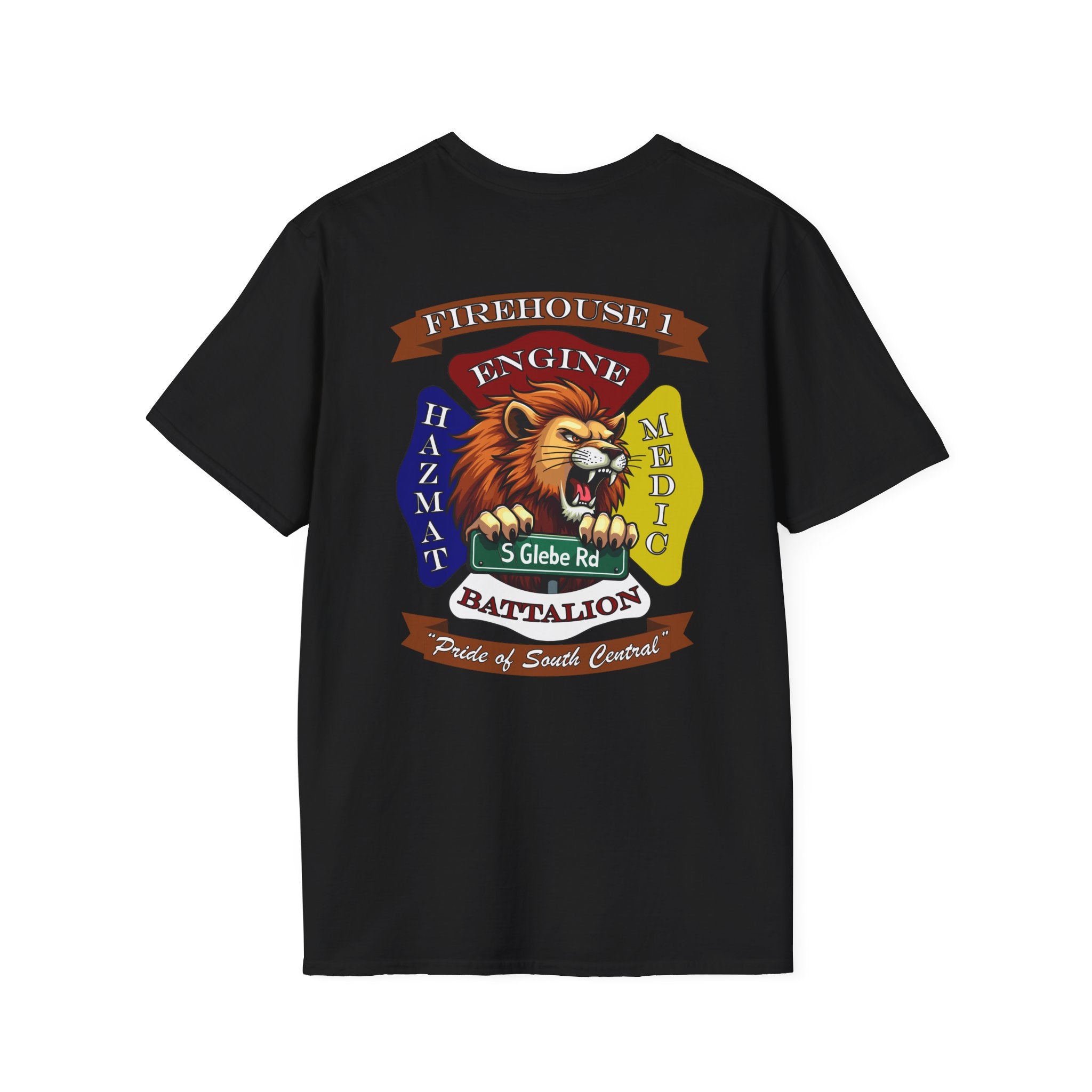 "South Central" Station 1 (version 4) - Gildan Soft Cotton Softstyle T-Shirt