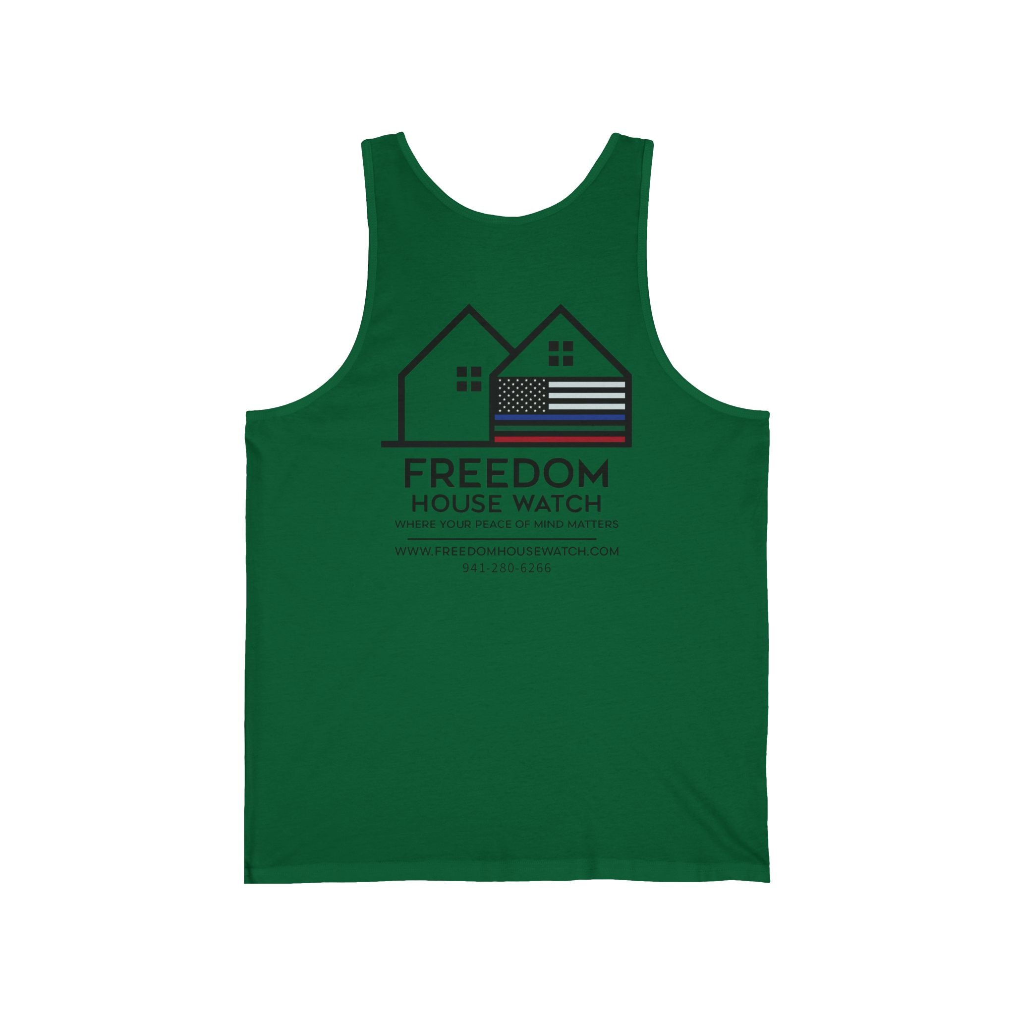 Freedom Hous Watch - Bella Canva Unisex Jersey Tank