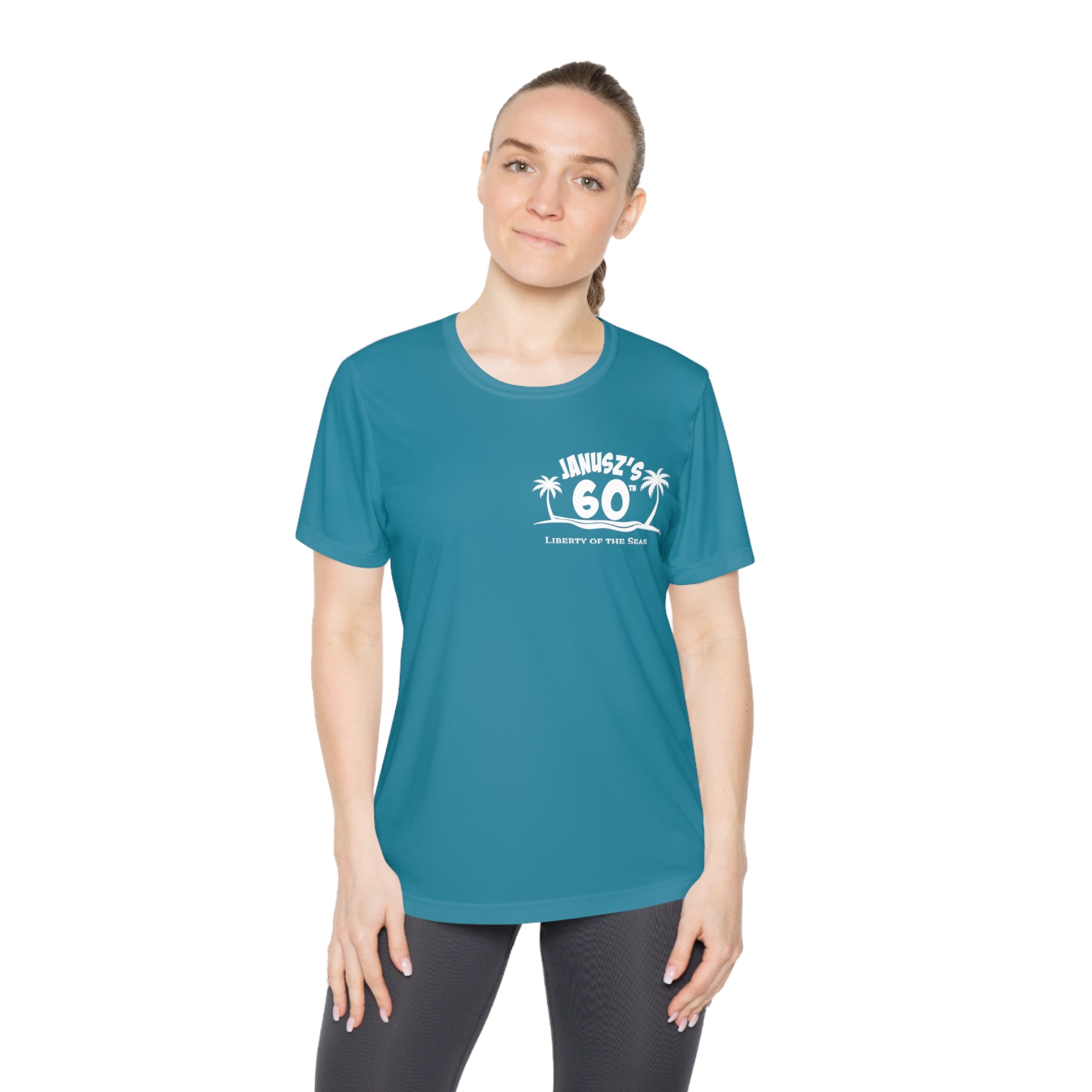 Renee Family Cruise White - Ladies Moisture Wicking Competitor Tee