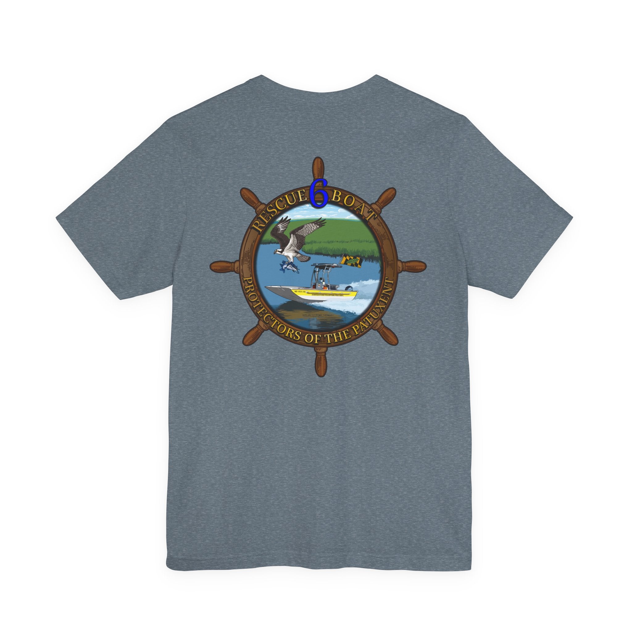 Huntingtown Vol. Fire Boat 6 - Bella+Canvas Soft Unisex Tee