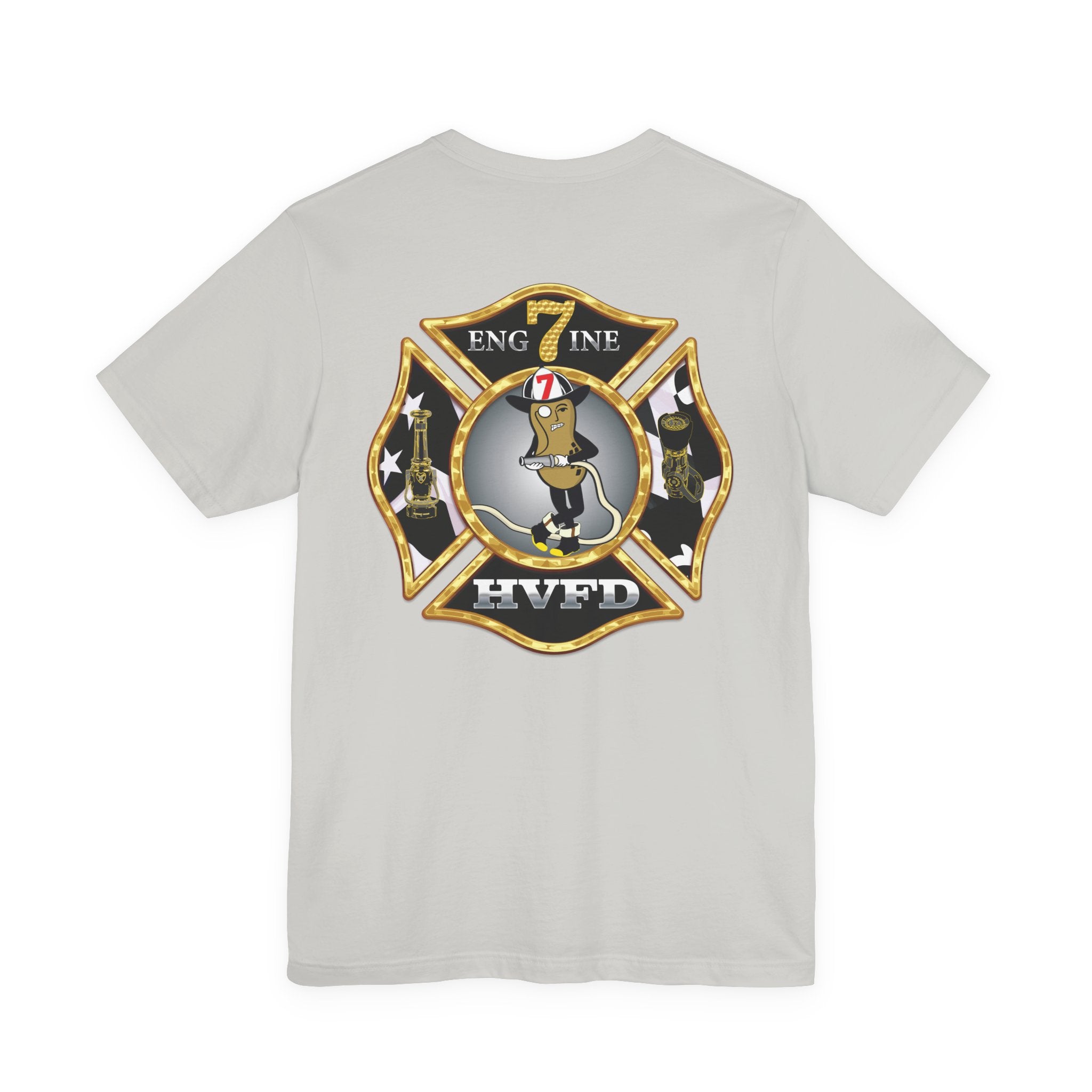 Hollywood MD Vol Fire Eng7ine - Bella+Canvas Soft Unisex Tee