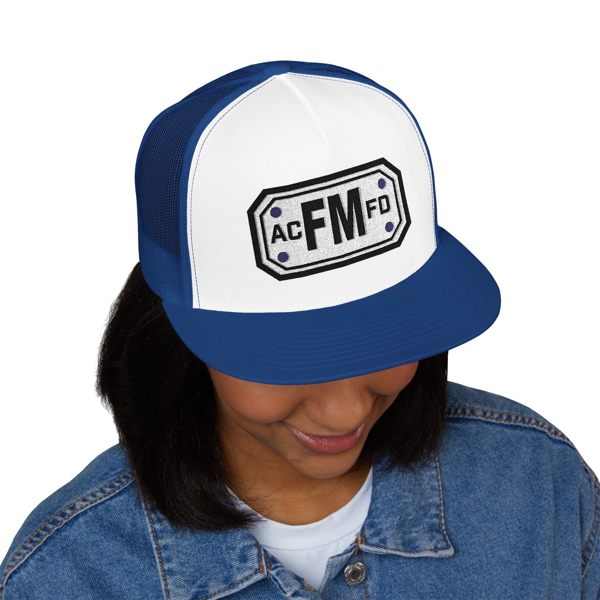 Arlington Fire Marshal - 5 Panel Trucker Cap (Embroidery)