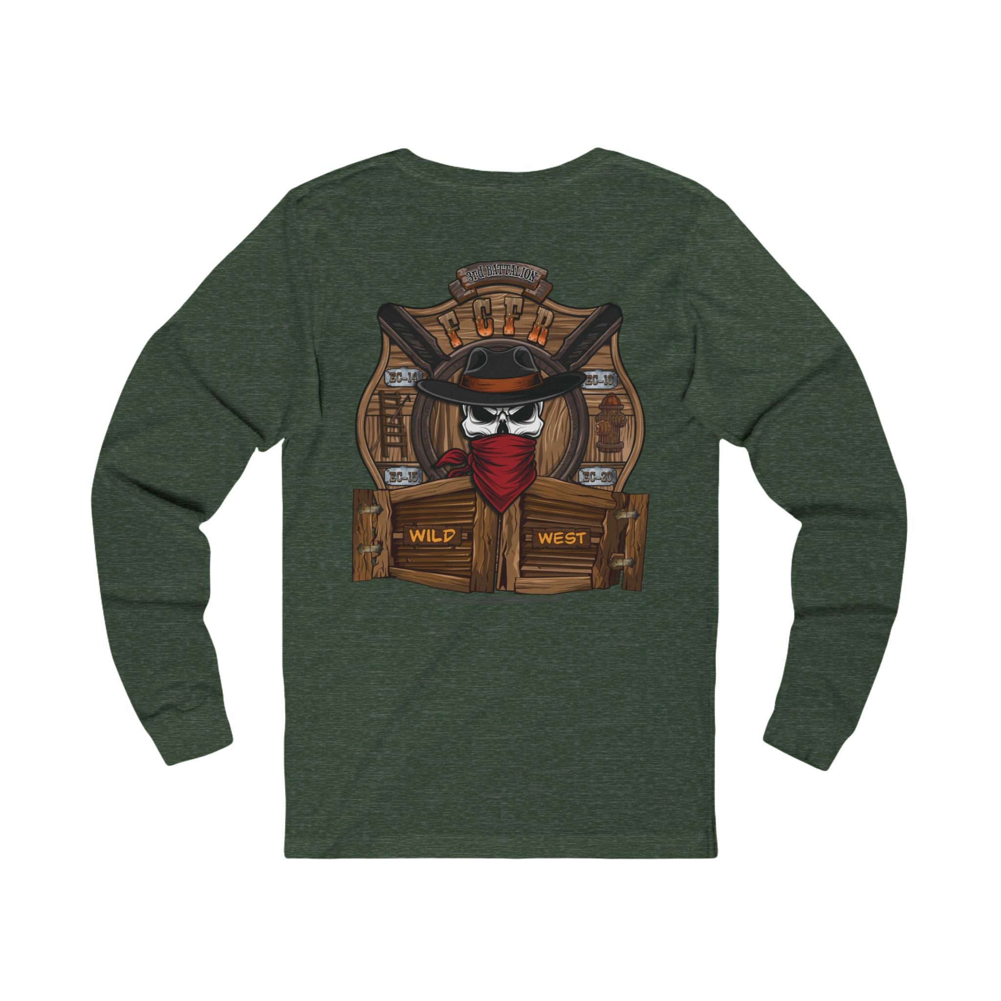 Frederick County Wild West Station Unisex Jersey Long Sleeve Tee