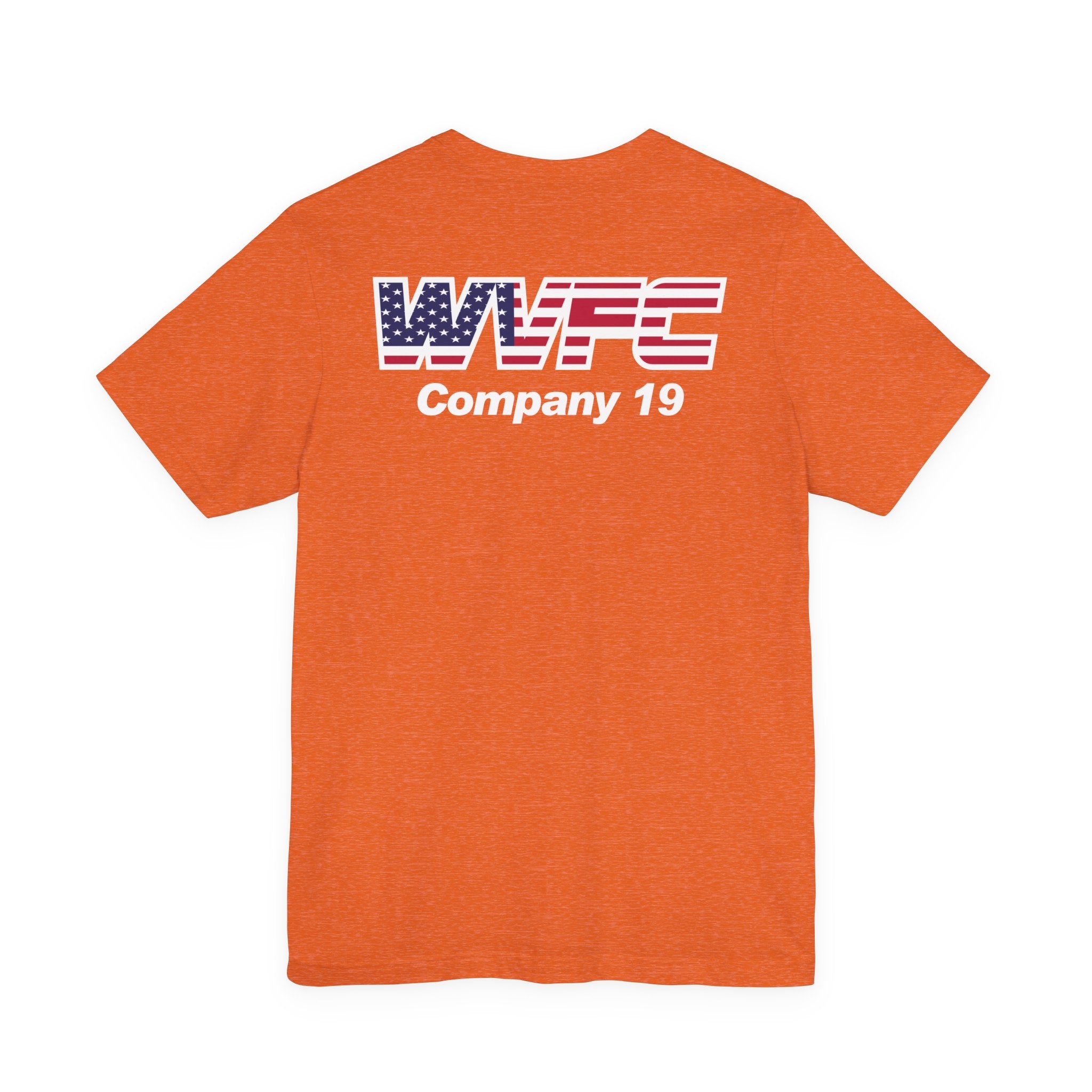 WVFC Goat Logo 2 Version 2 US Flag - Unisex Jersey Short Sleeve Tee