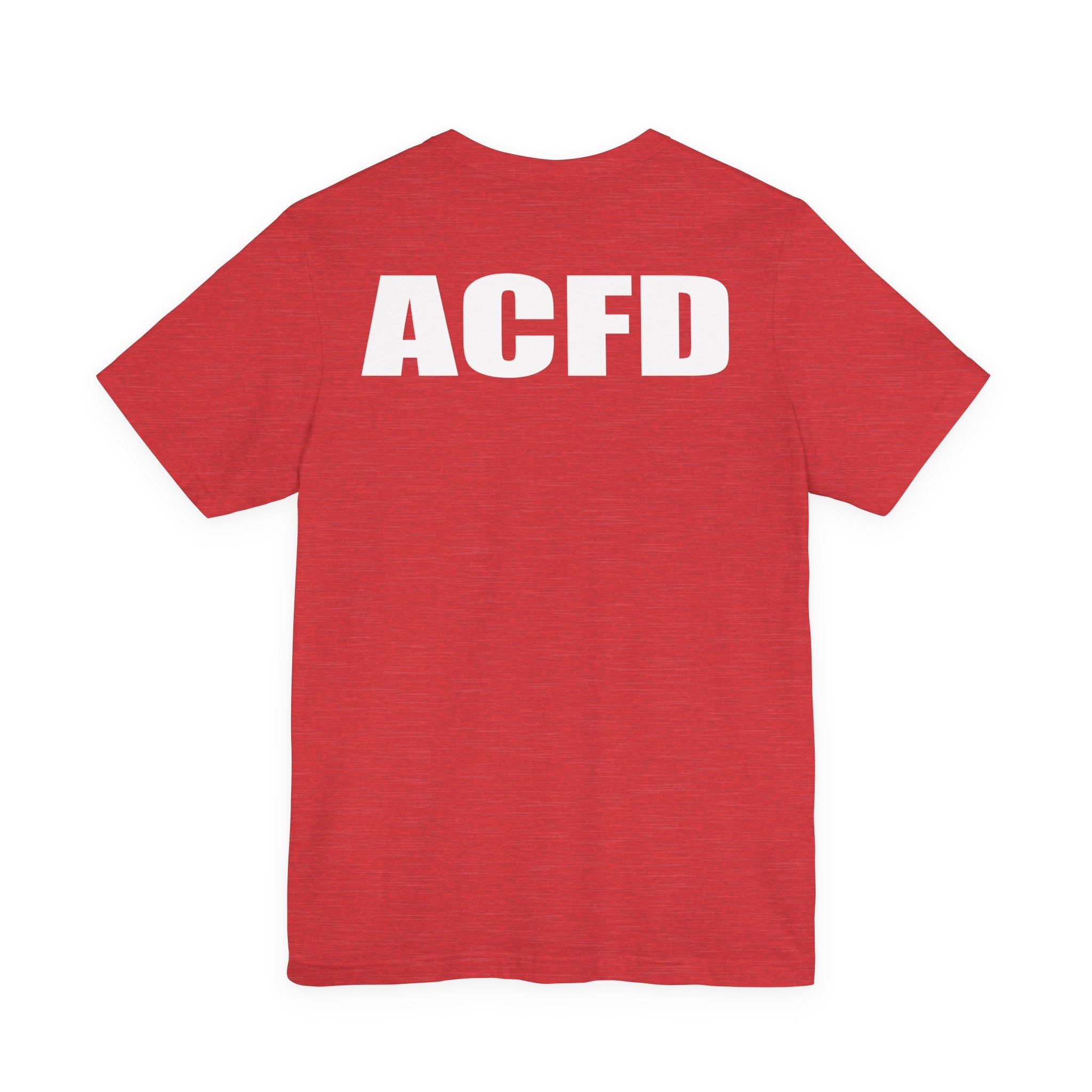 Station 3 Rhino Logo Firefighter Back - Bella+Canvas Soft Unisex Tee-