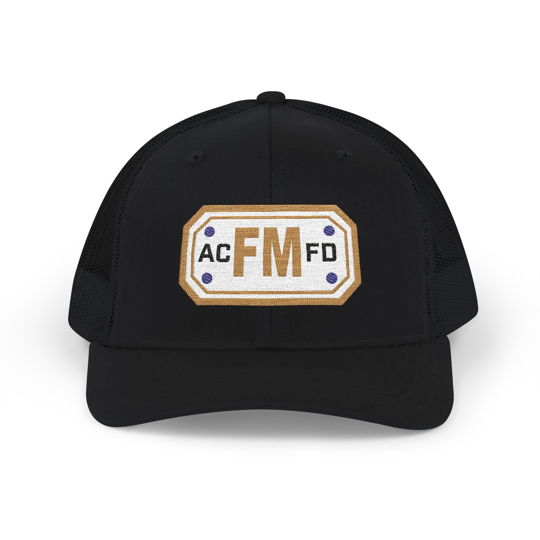 Retired Arlington Fire Marshal Gold - Snapback Trucker (Richardson 112 Style Hat)