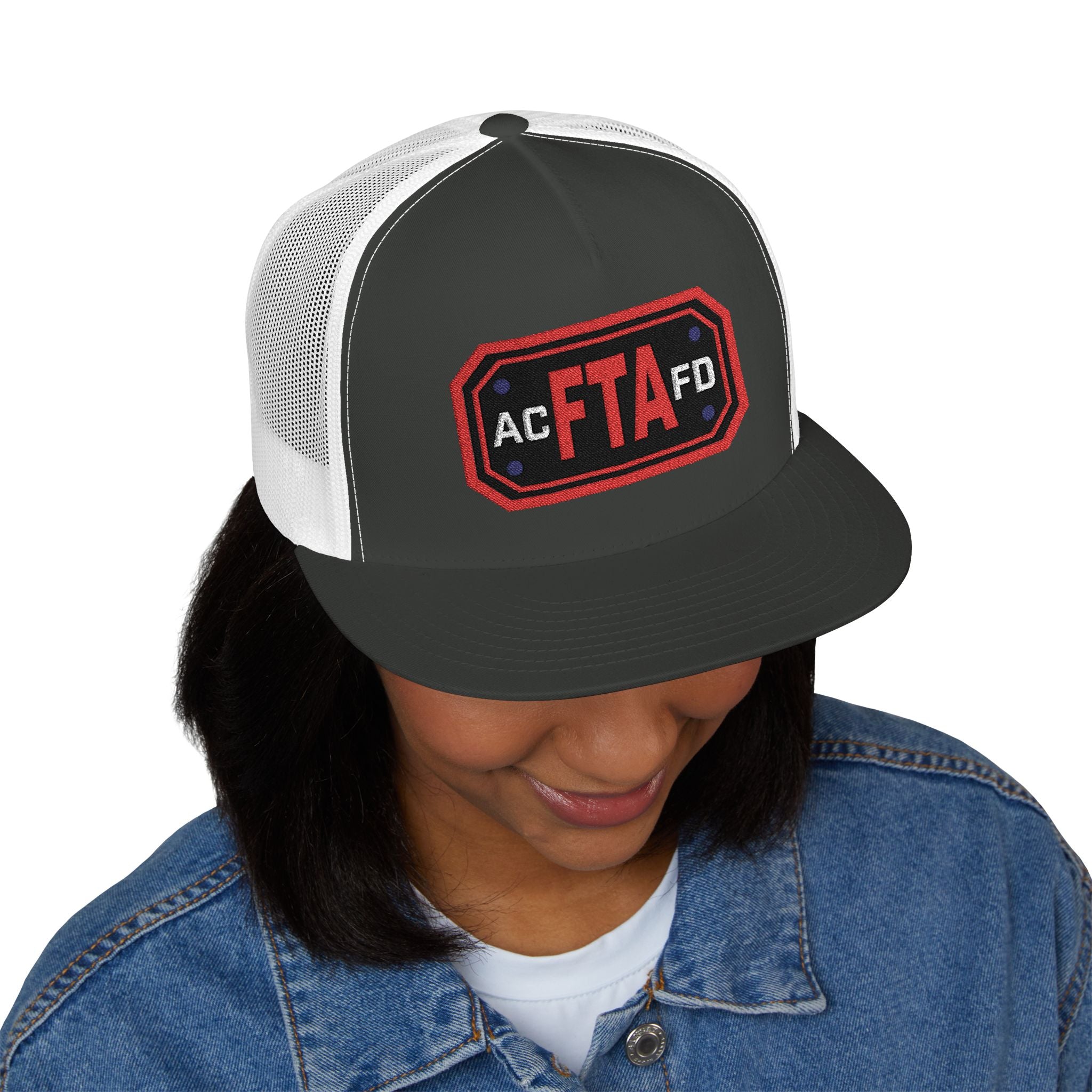 Arlington FTA (Fire Training Academy) - 5 Panel Trucker Cap (Embroidery)
