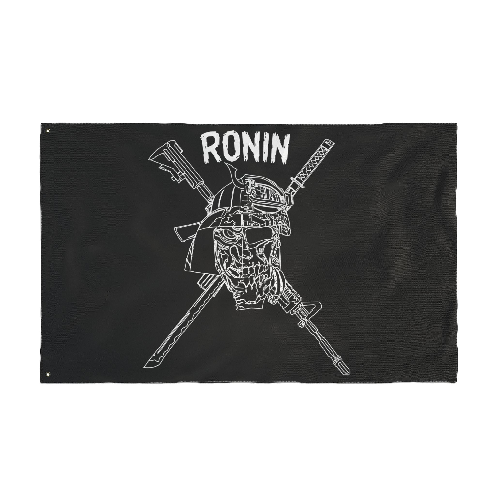 Charlie 2 Ronin- Black Double Sided Flag