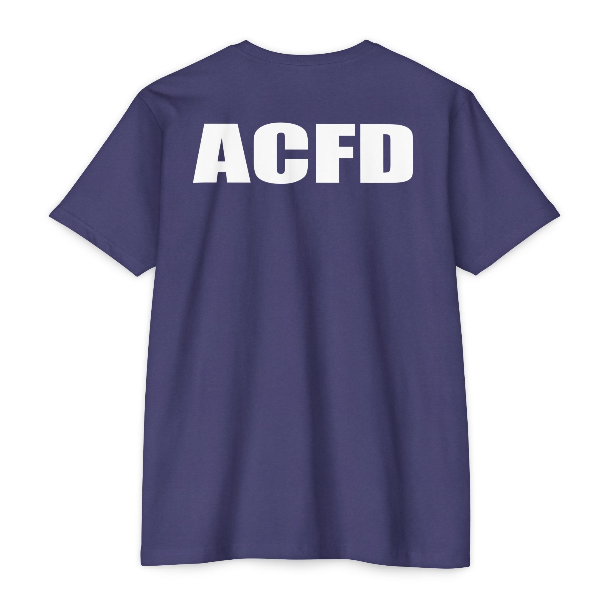 ACFD Firefighter - 60% cotton / 40% polyester Unisex CVC Jersey T-shirt
