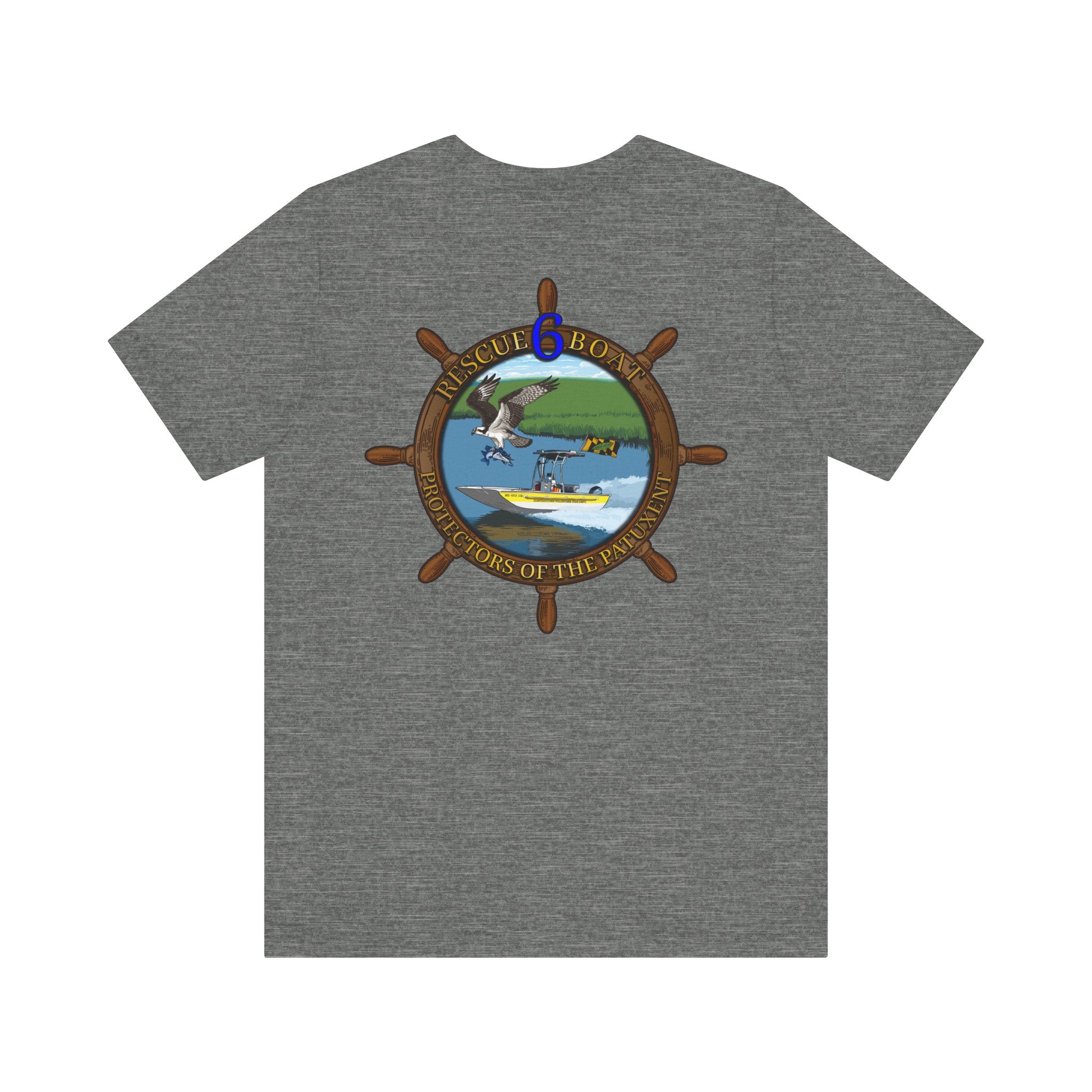 Huntingtown Vol. Fire Boat 6 - Bella+Canvas Soft Unisex Tee