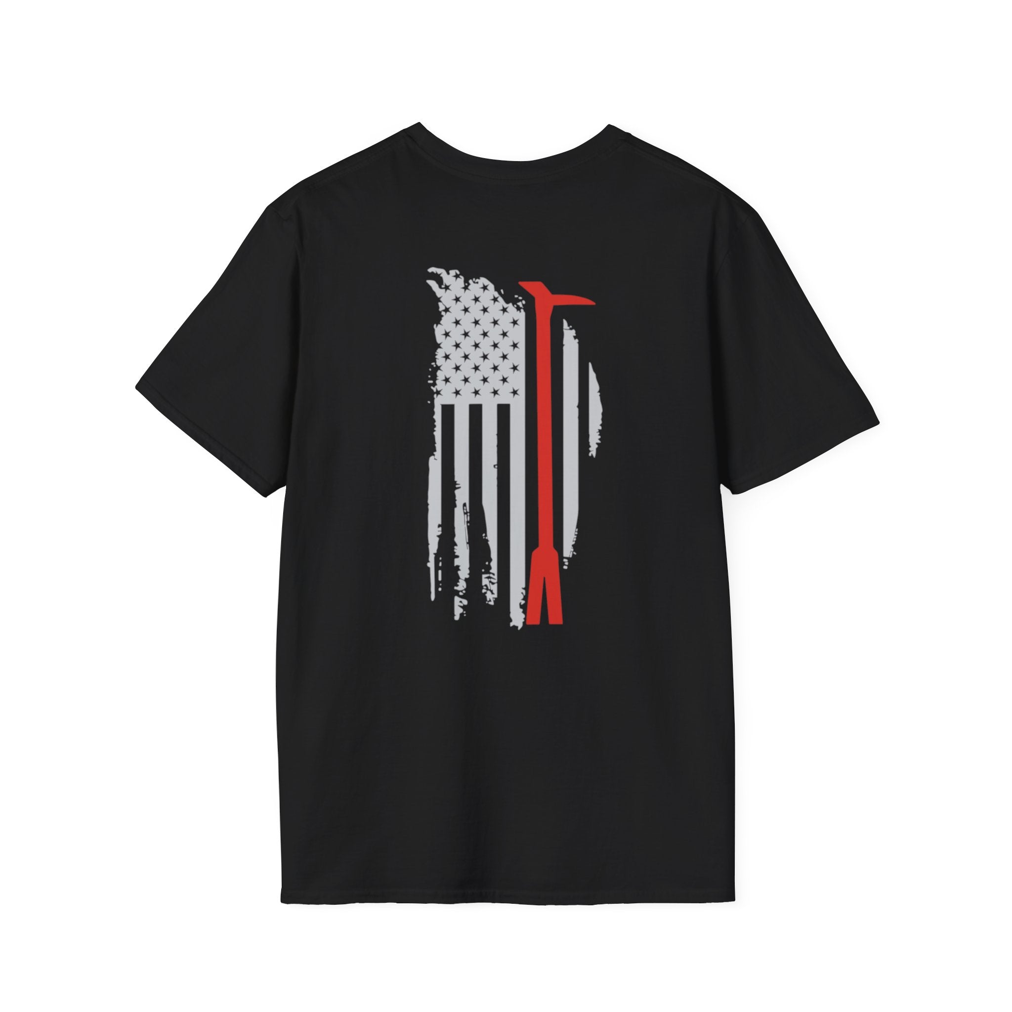 Halligan US Flag - Unisex Softstyle T-Shirt