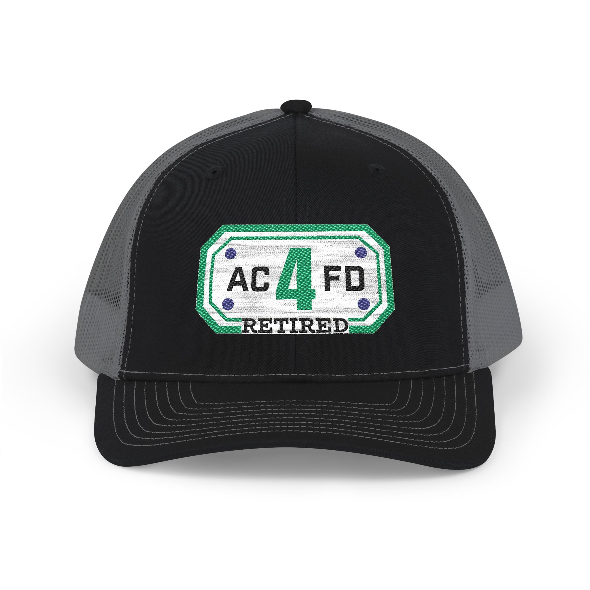 Retired ACFD Tower 4 - Snapback Trucker (Richardson 112 Style Hat)