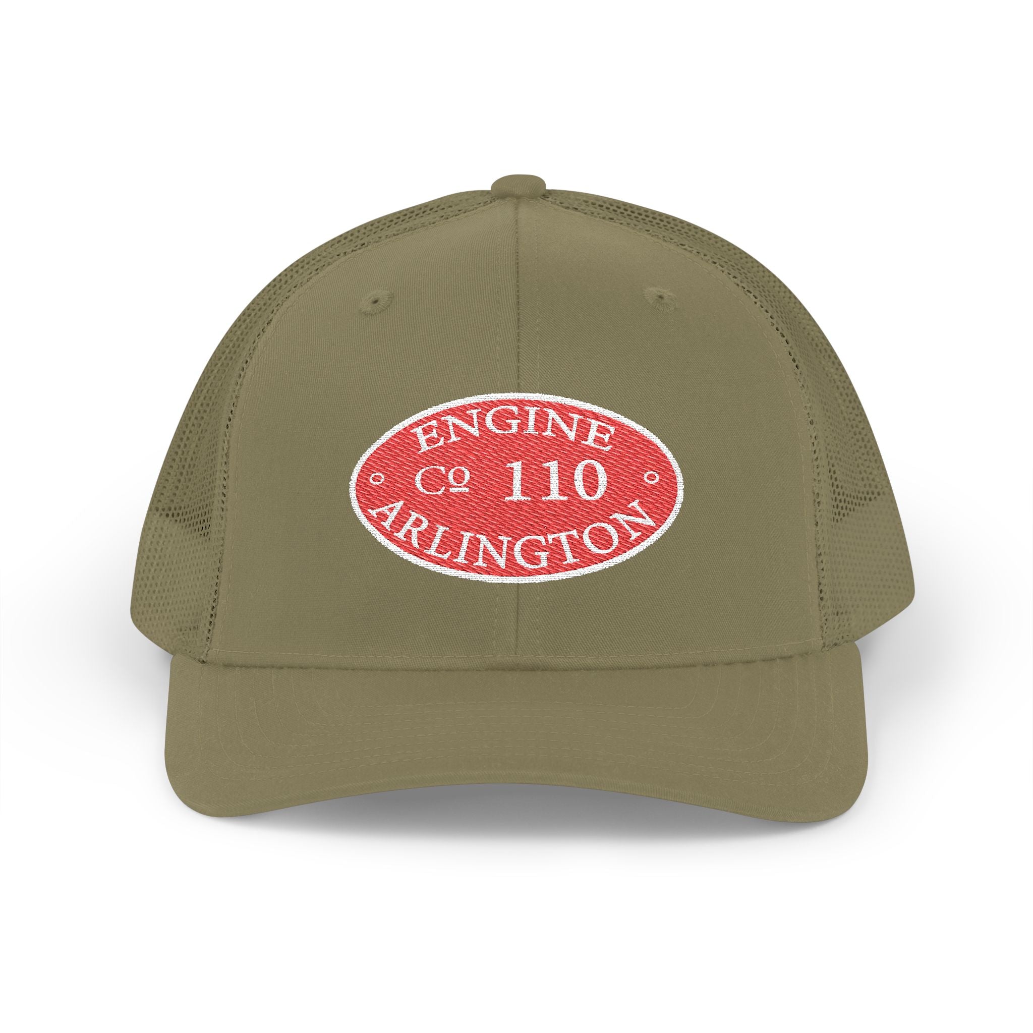 Arlington Engine 10 Circle Patch - (Richardson 112 Style Hat) Snapback Trucker