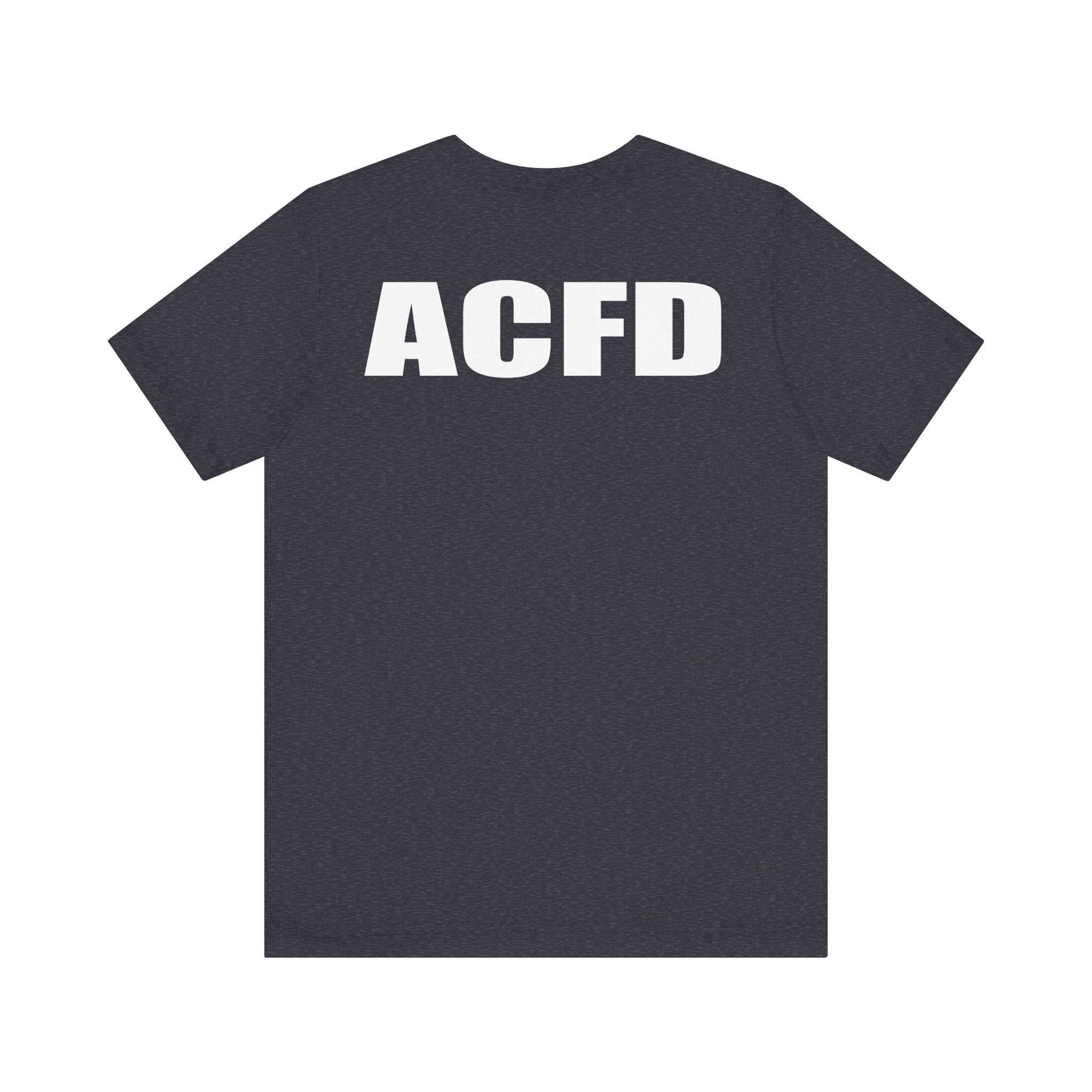 Station 3 Rhino Logo Firefighter Back - Bella+Canvas Soft Unisex Tee-