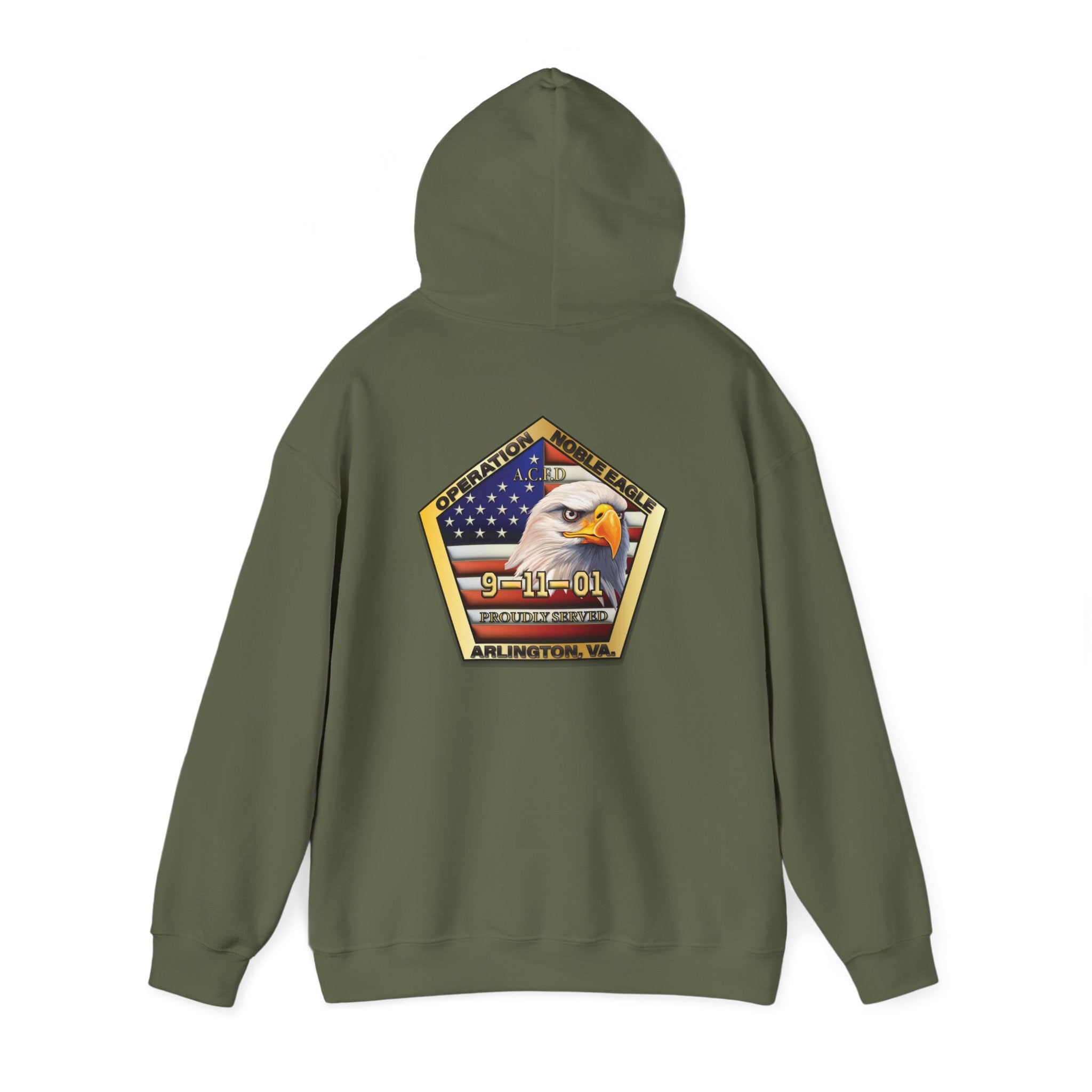 Arlington Badge/Operation Noble Eagle - Gildan Heavy Blend™ Hooded Sweatshirt Unisex -