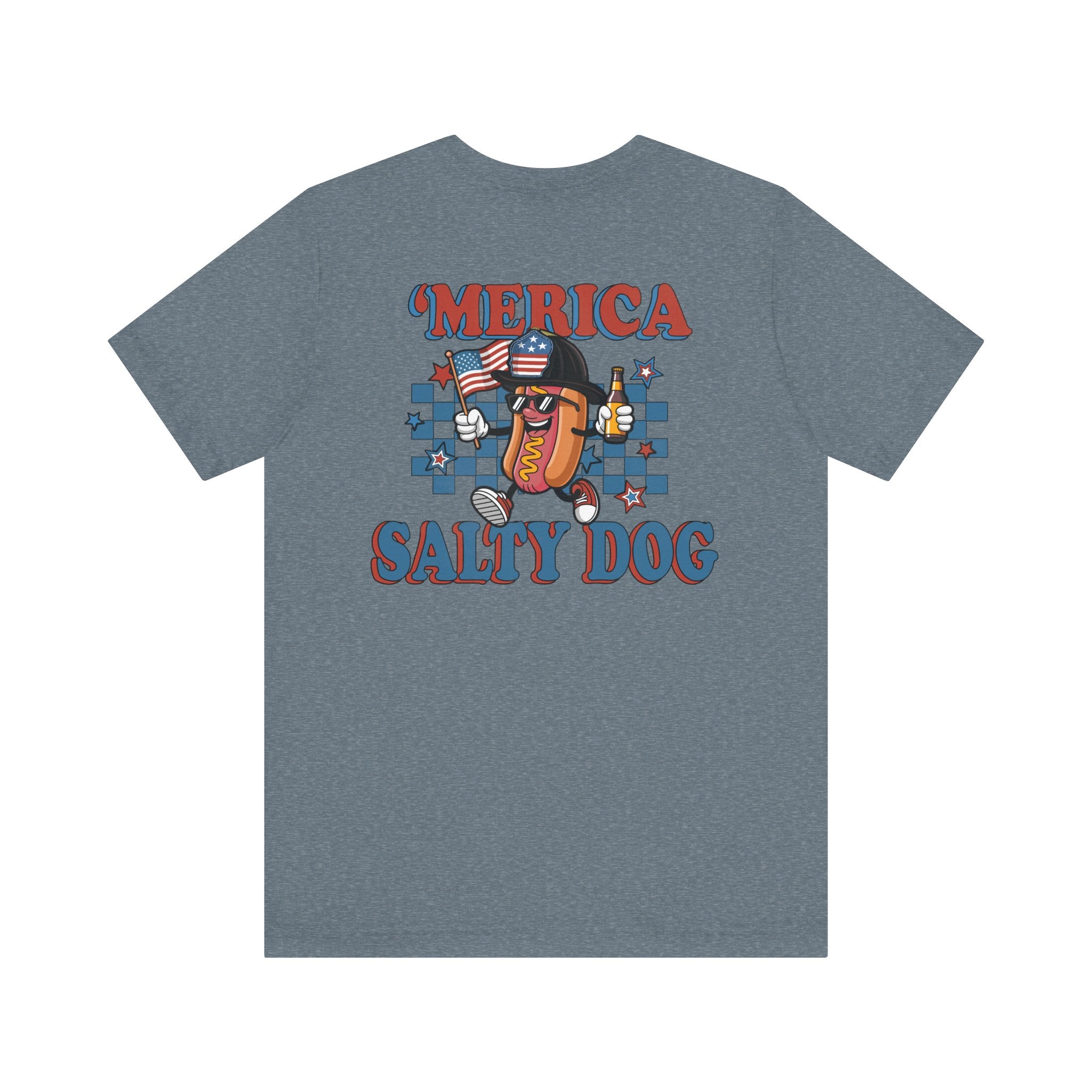 Salty Dog 'Merica Shirt - Bella-Canva Soft Jersey Short Sleeve Tee