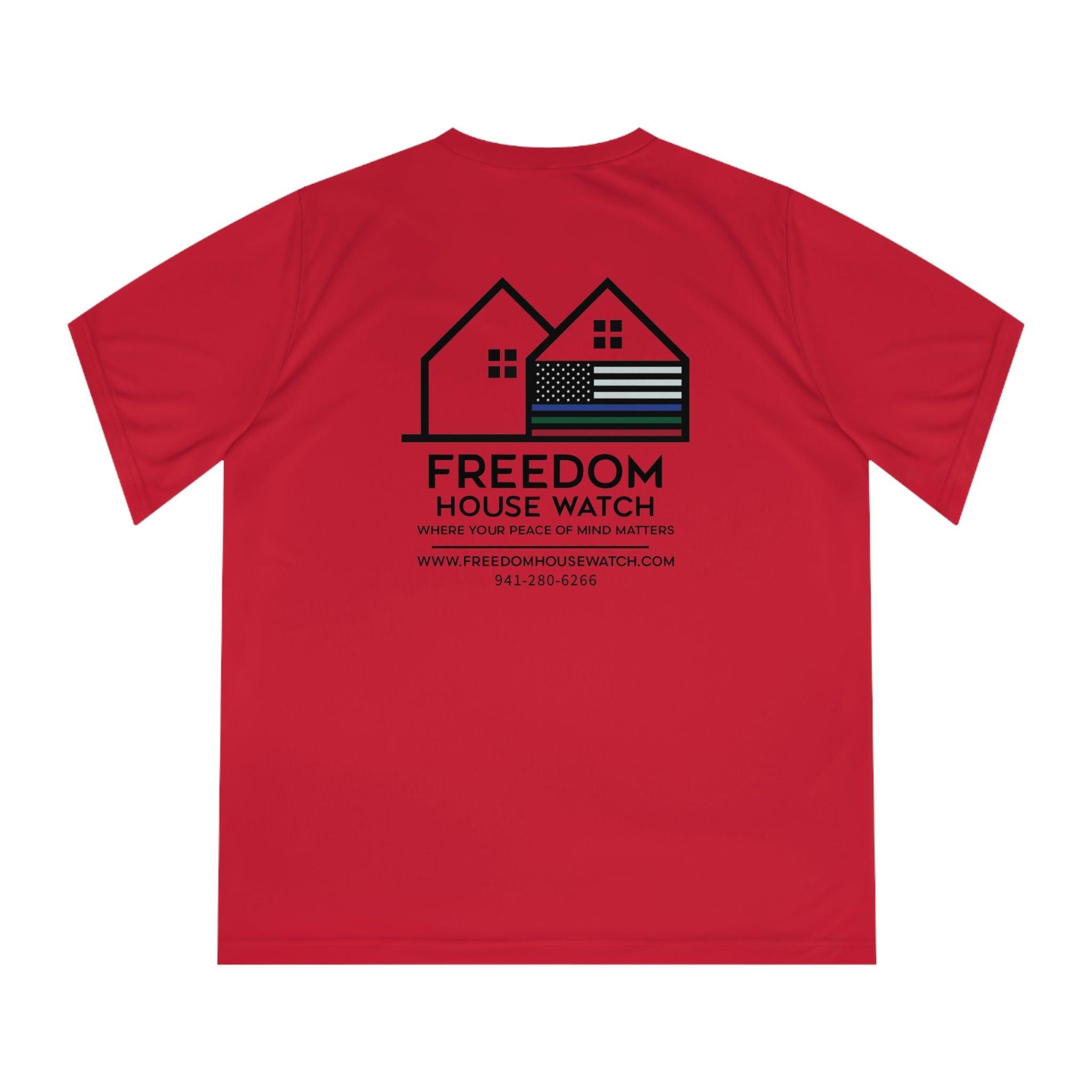 Freedom House Watch - Women's Performance V-Neck T-Shirt