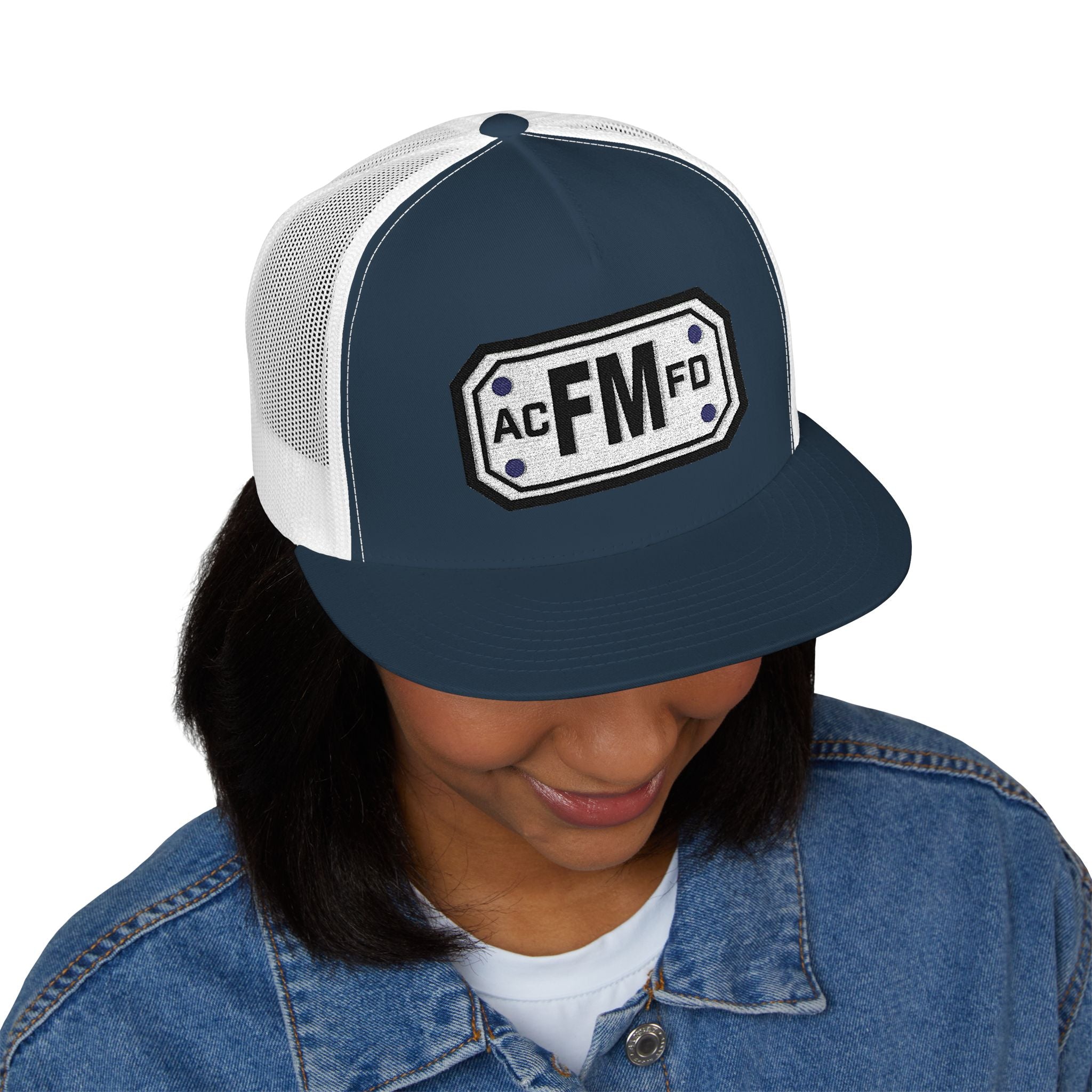 Arlington Fire Marshal - 5 Panel Trucker Cap (Embroidery)