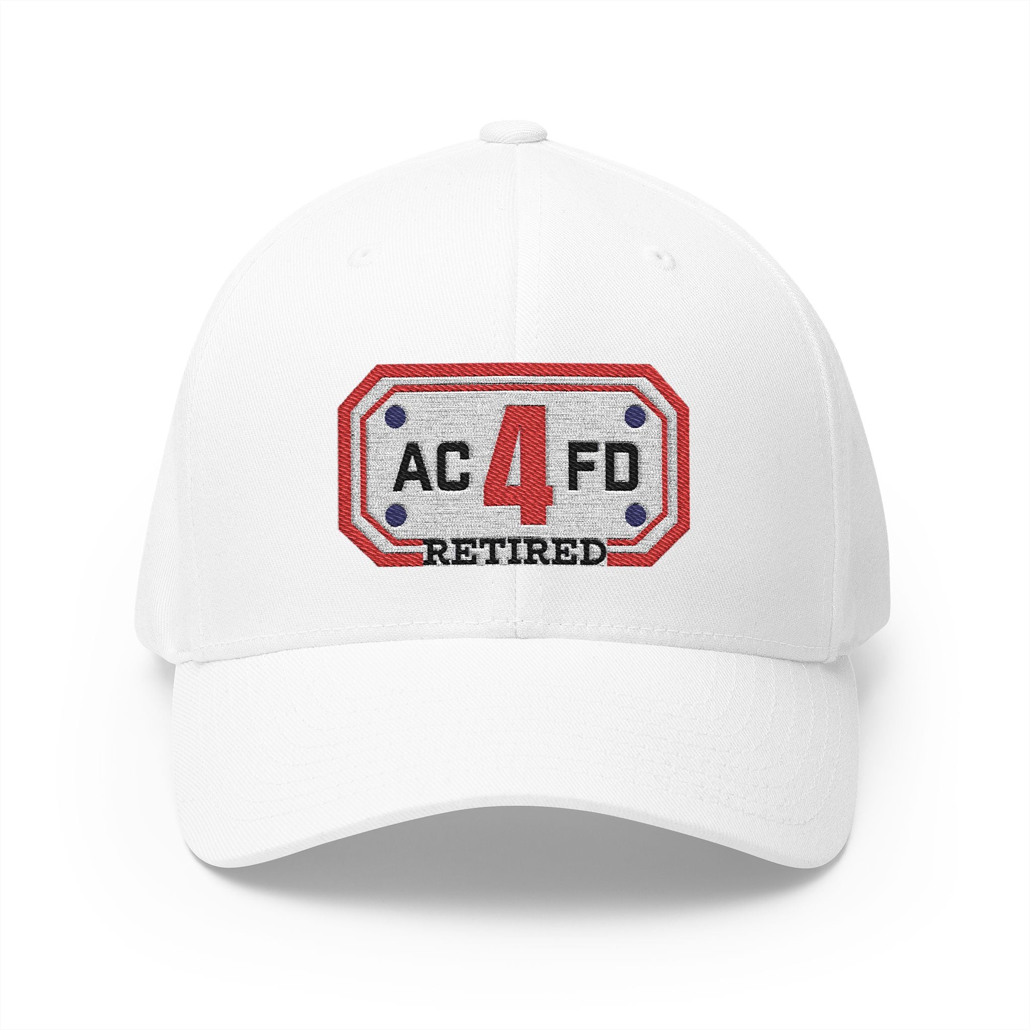Retired Arlington Engine 4 - FLEXFIT Closed-Back Structured Cap (Embroidery)