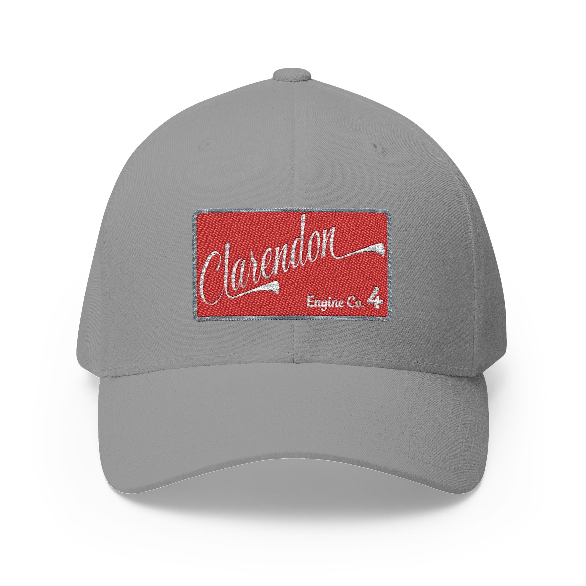 Arlington Clarendon Engine 4 - FLEXFIT Closed-Back Structured Cap (Embroidery)