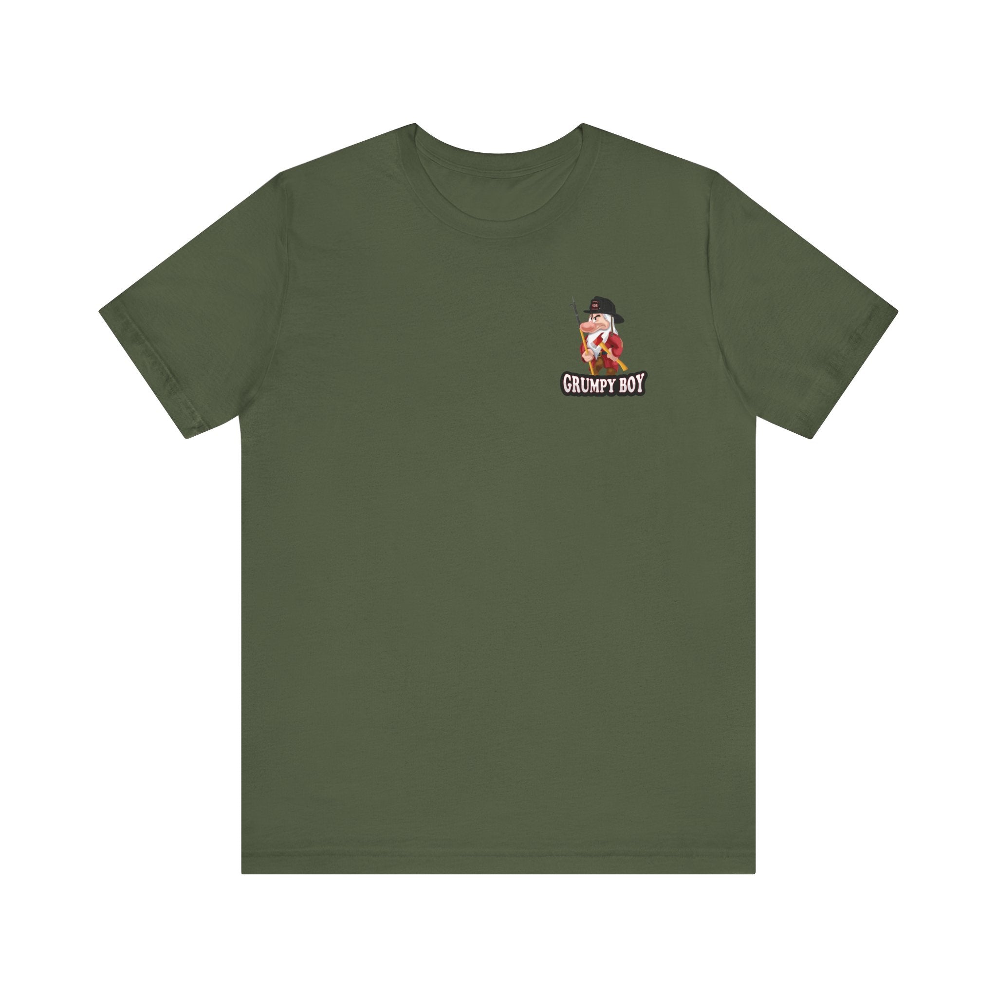 Grumpy Boy Firefighter - Heavy Cotton Unisex Tee -