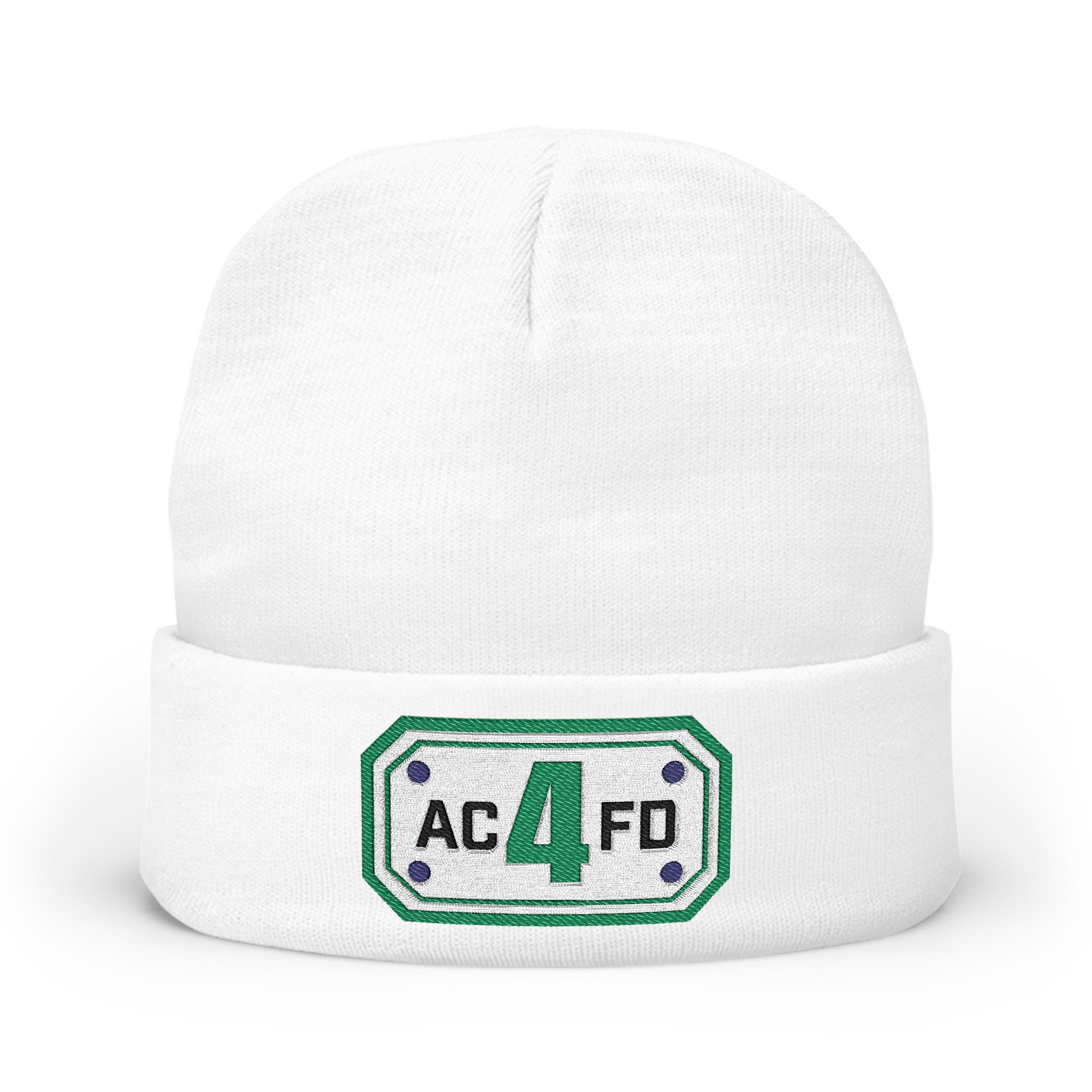 Arlington Tower 4- Knit Beanie (Embroidery)