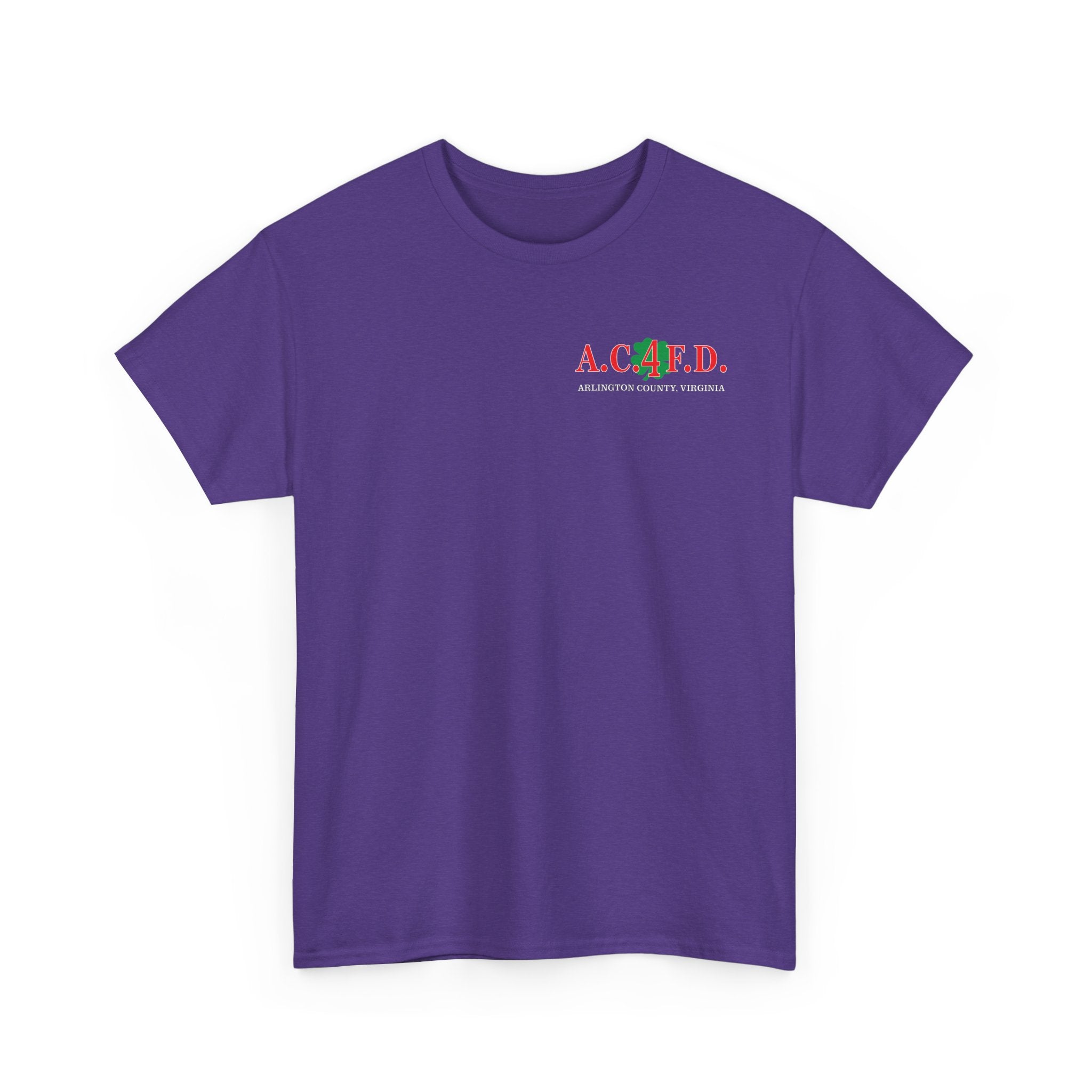 Station 4 AC4FD front / Clover back - Gildan 100% Cotton Tee Unisex Heavy