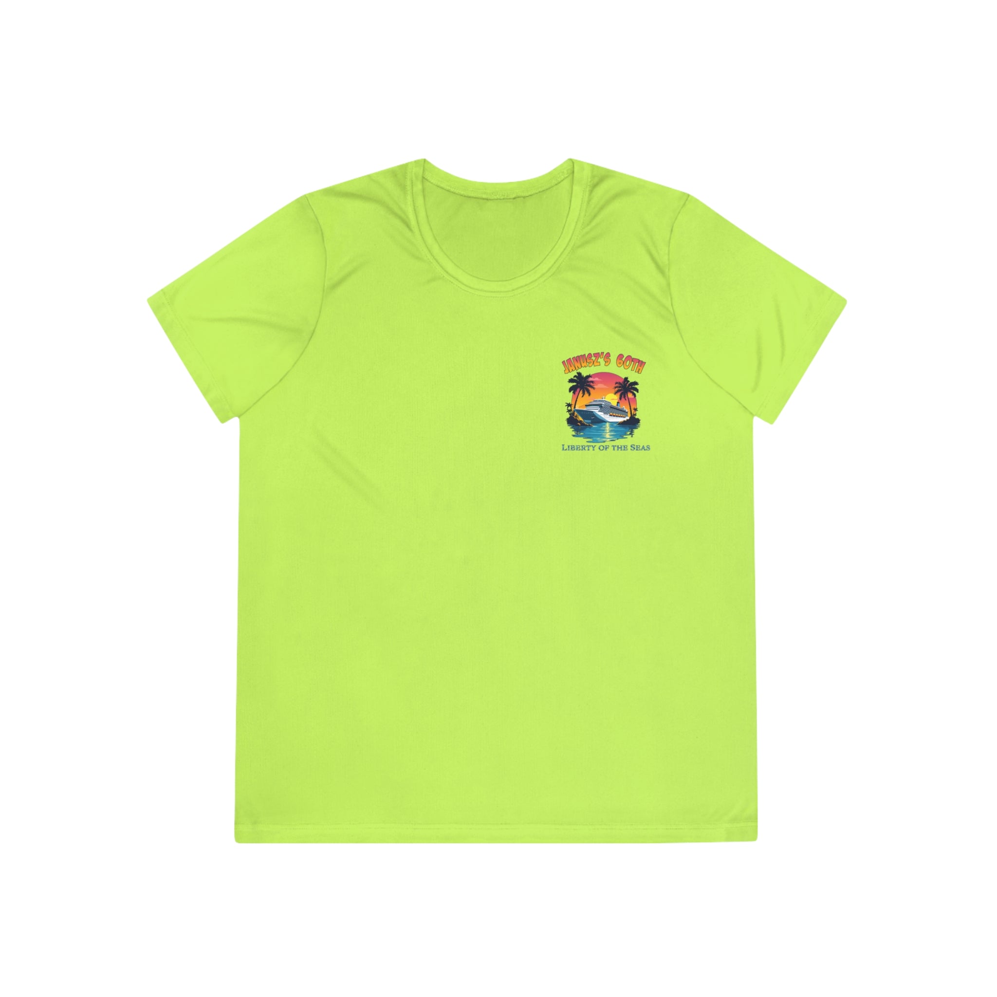 Renee Family Cruise Colorful - Ladies Moisture Wicking Competitor Tee