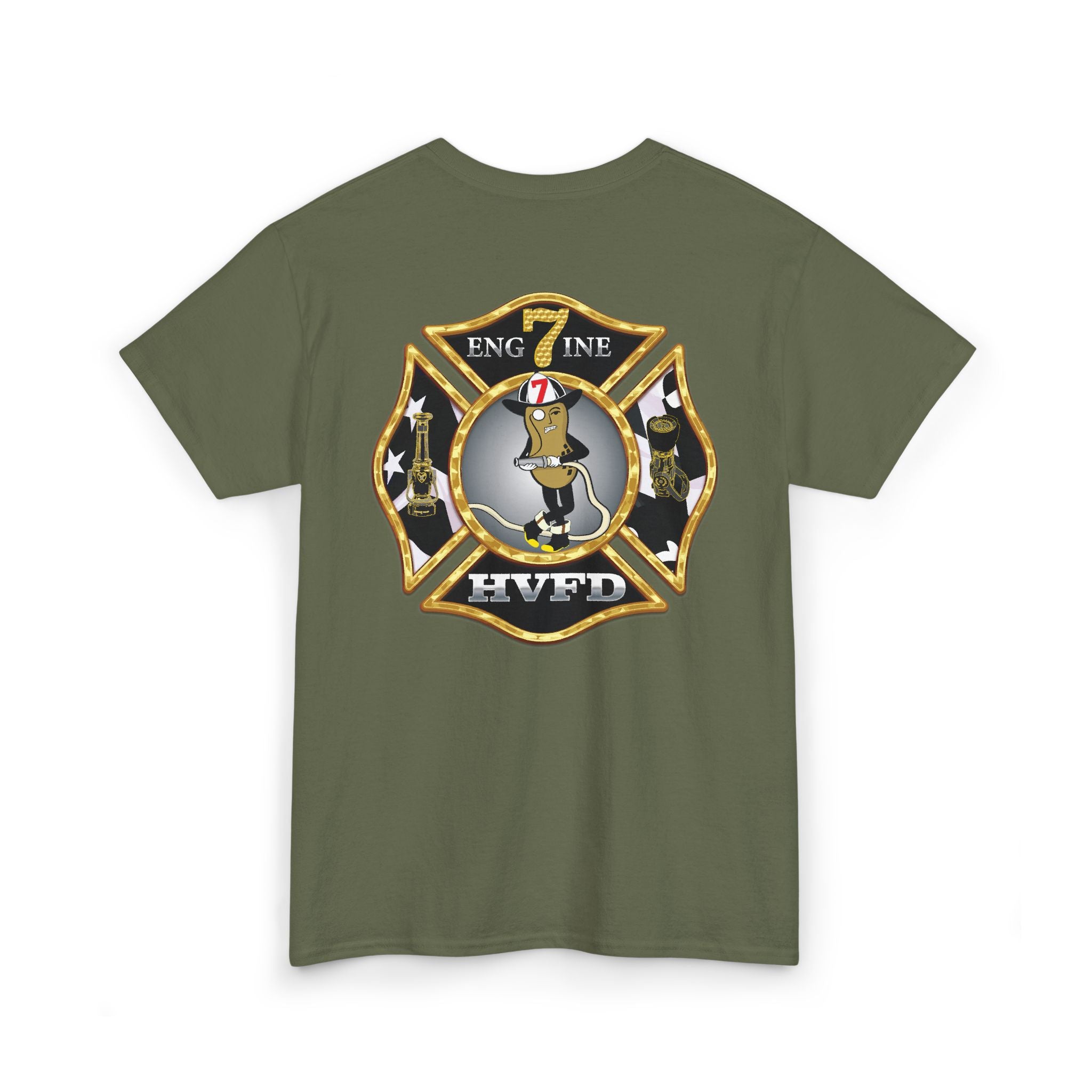 Hollywood MD Vol. Fire Eng7ine - Heavy Cotton Unisex Tee
