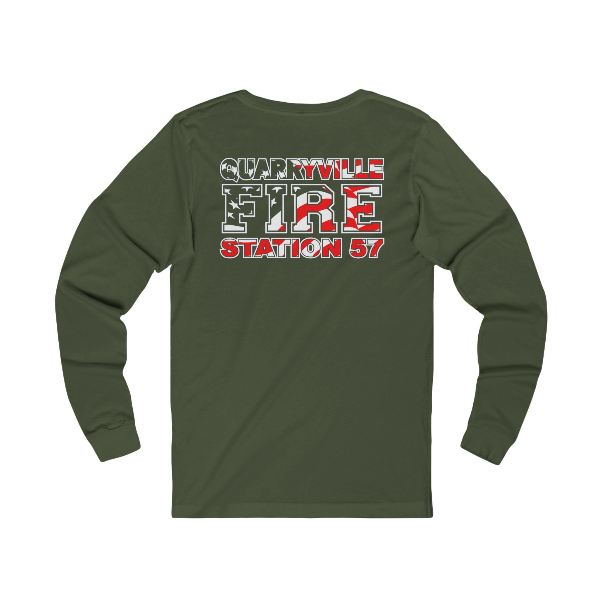 Quarryville PA Vol. Fire - Bella-Canvas Soft Jersey Cotton Long Sleeve Tee