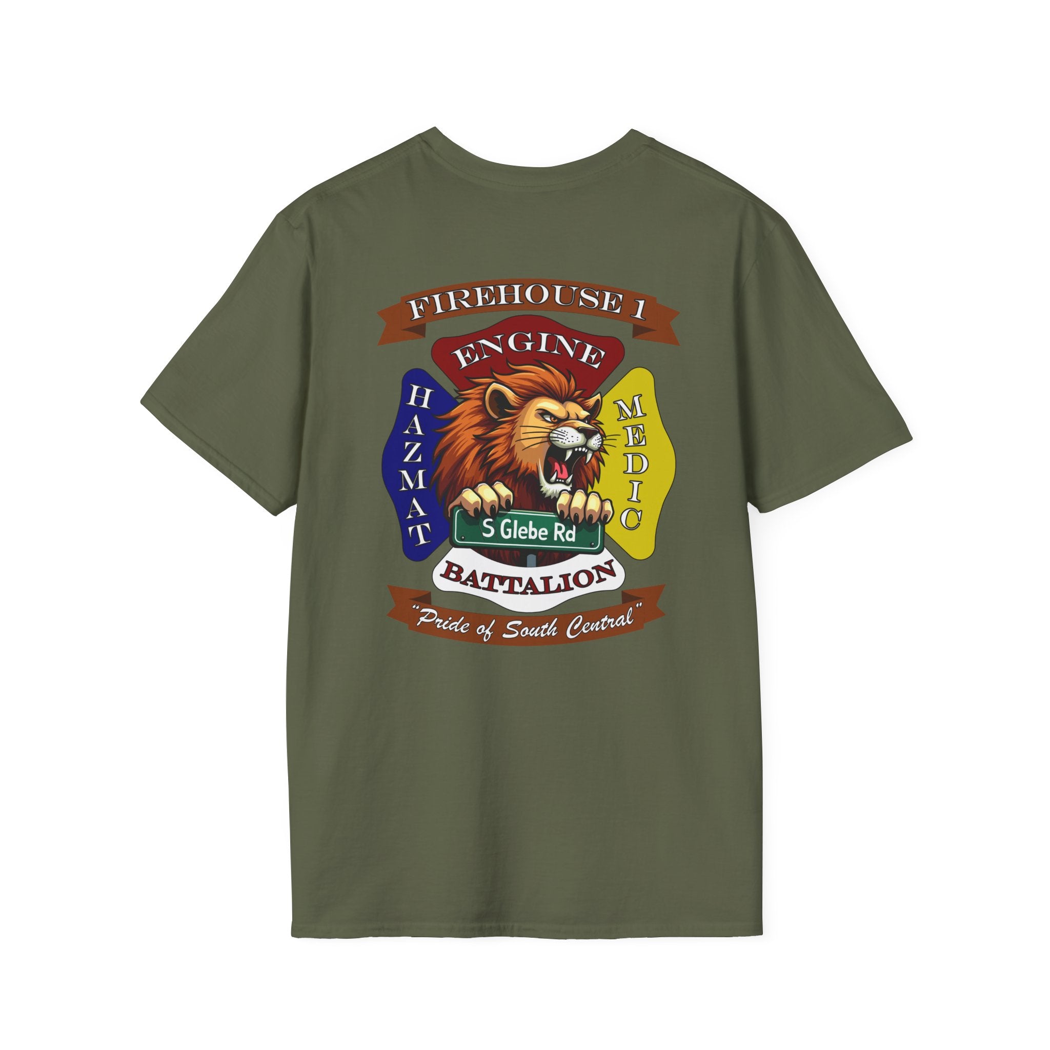 "South Central" Station 1 (version 3)- Gildan Soft Cotton Softstyle T-Shirt