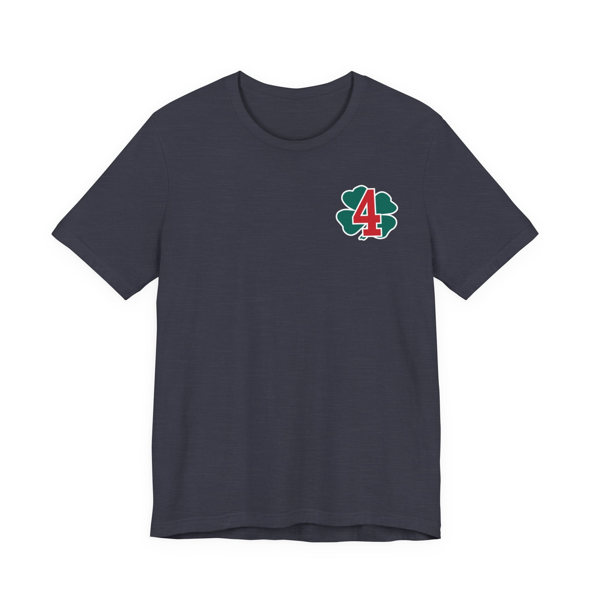 Station 4 Clover on front and back - Bella+Canvas Soft Unisex Tee