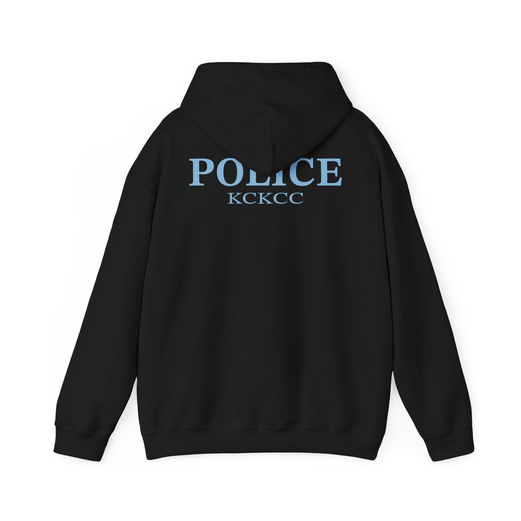 Kansas City College Police Blue Patch - Unisex Heavy Blend™ Hooded Sweatshirt
