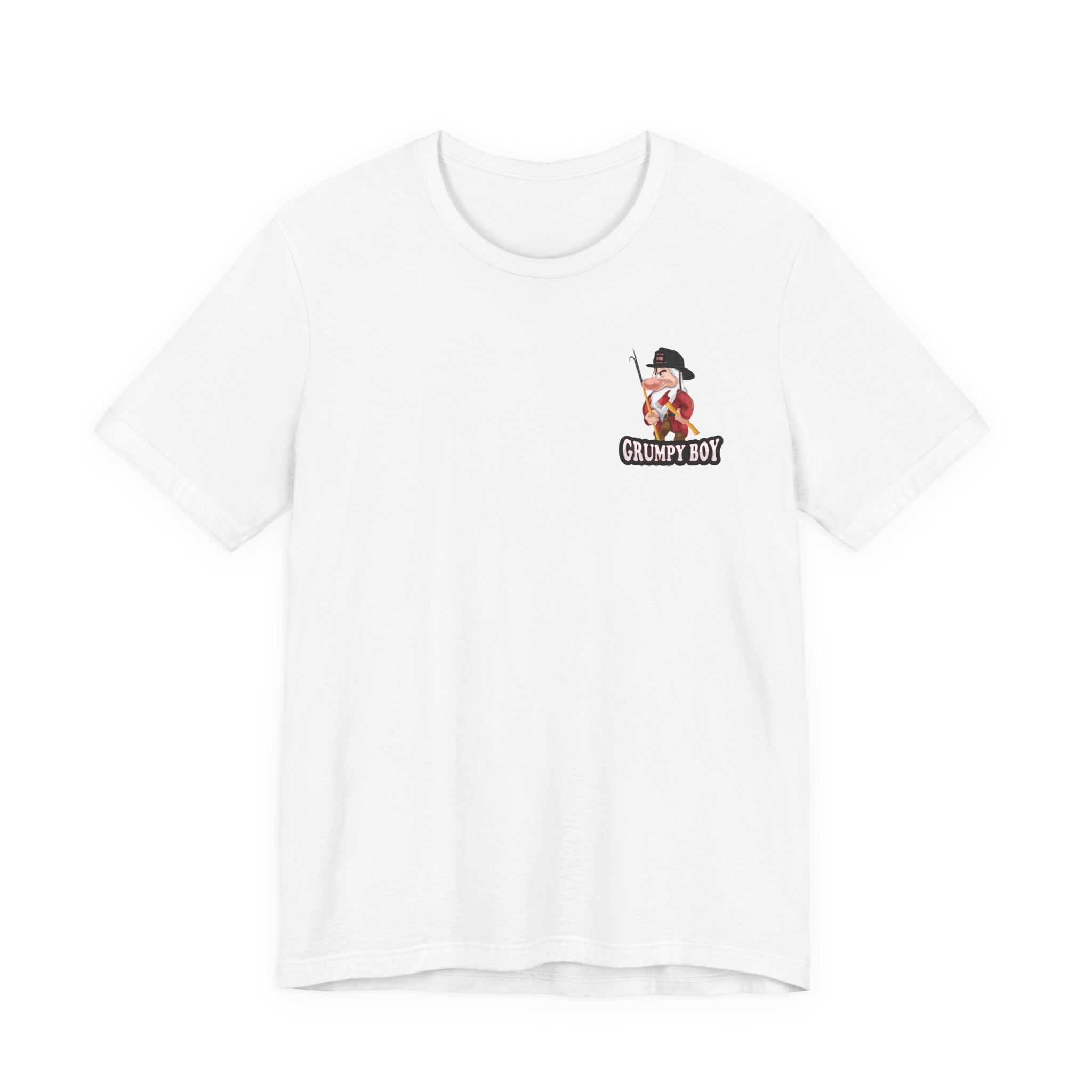 Grumpy Boy Firefighter - Heavy Cotton Unisex Tee -