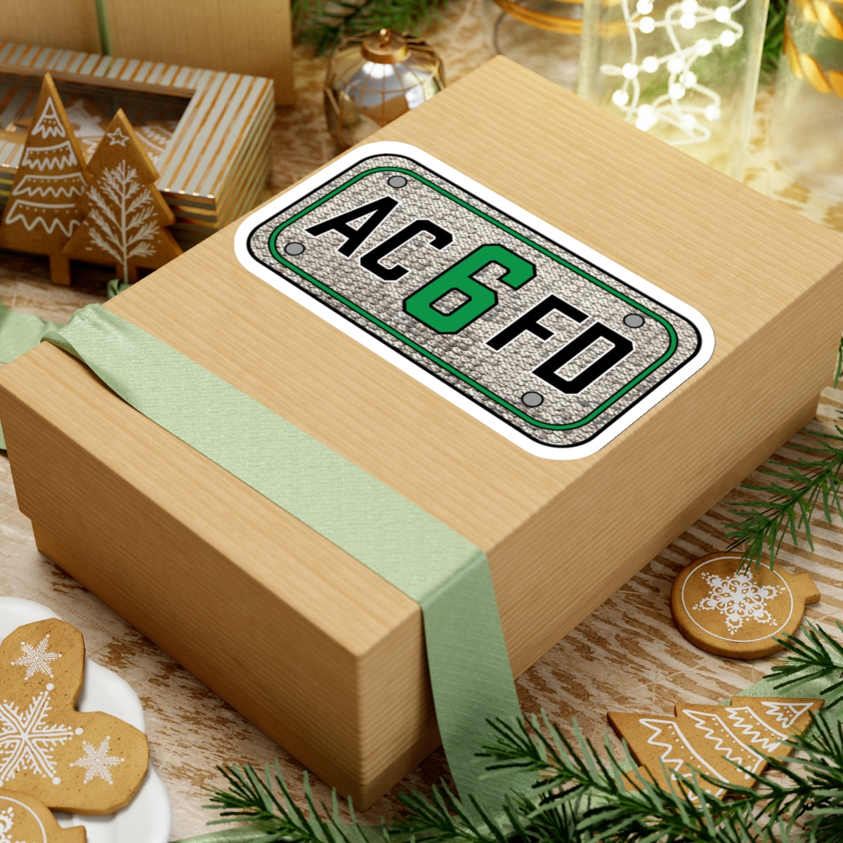 ACFD 6 Truck Hose Patch - Kiss-Cut Stickers