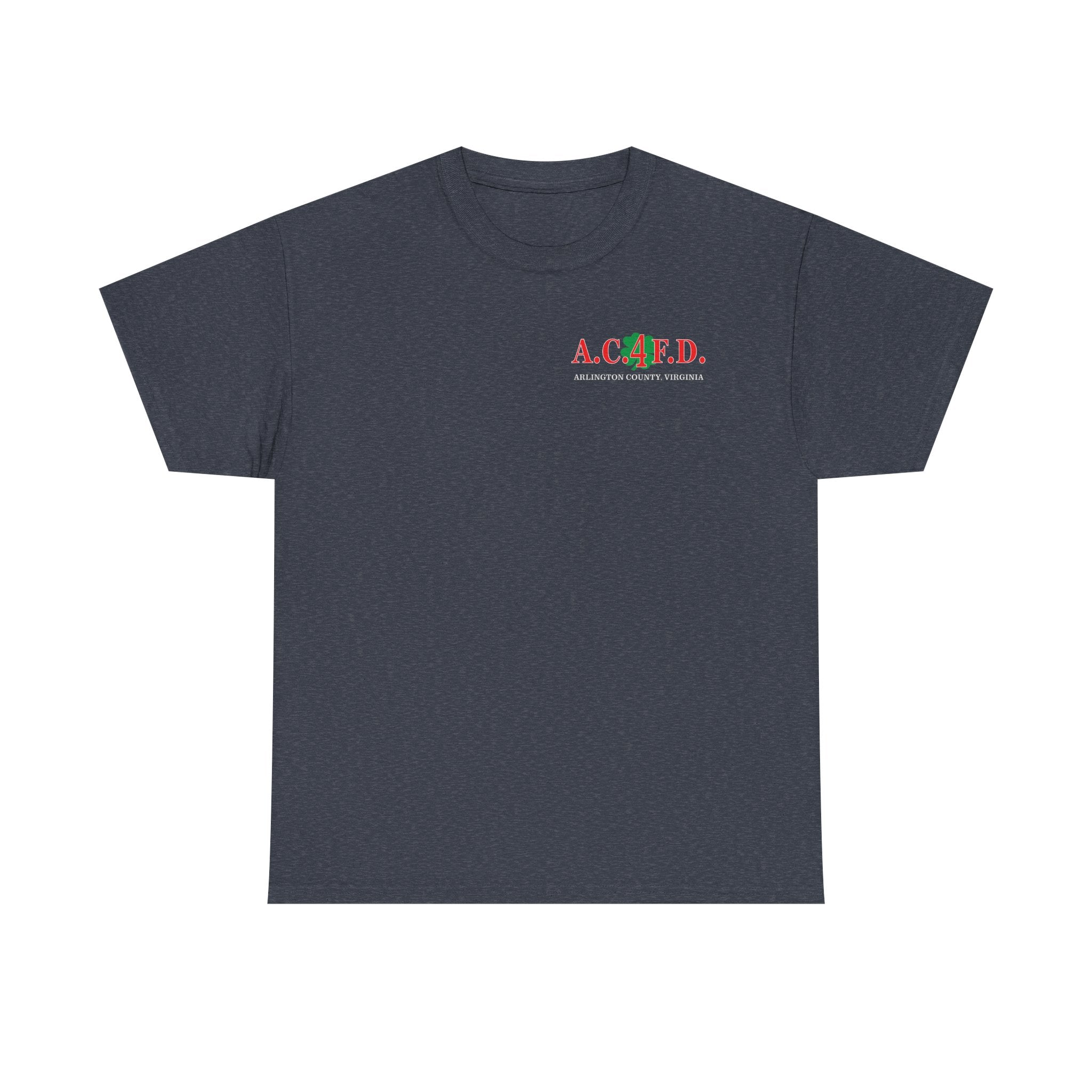 Station 4 AC4FD front / Clover back - Gildan 100% Cotton Tee Unisex Heavy