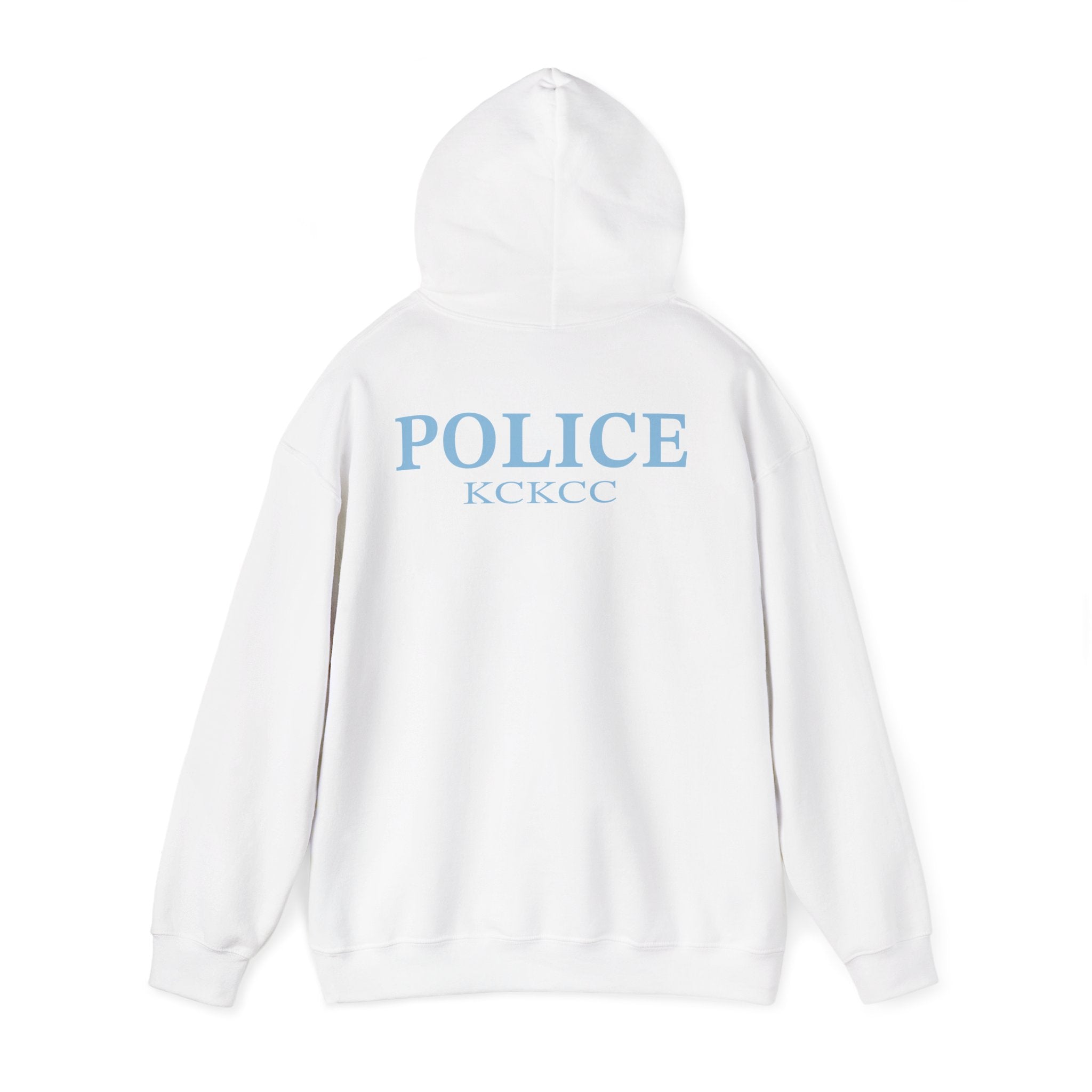 Kansas City College Police Blue Patch - Unisex Heavy Blend™ Hooded Sweatshirt