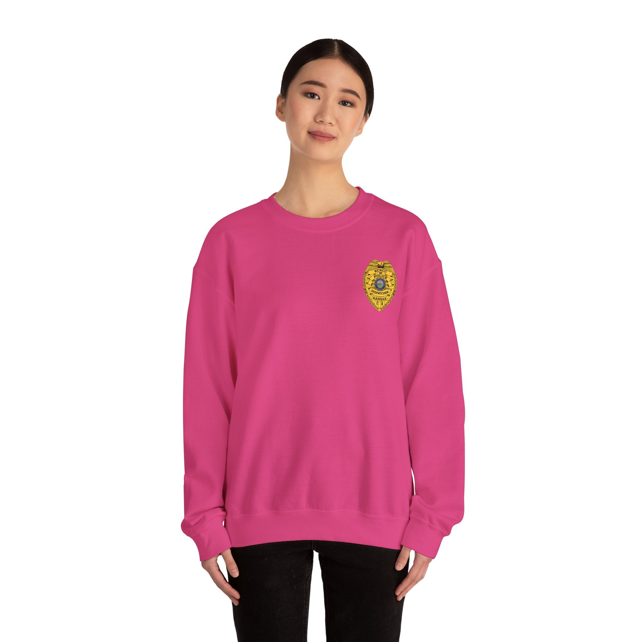 Kansas City College Police Dispatcher - Unisex Heavy Blend™ Crewneck Sweatshirt