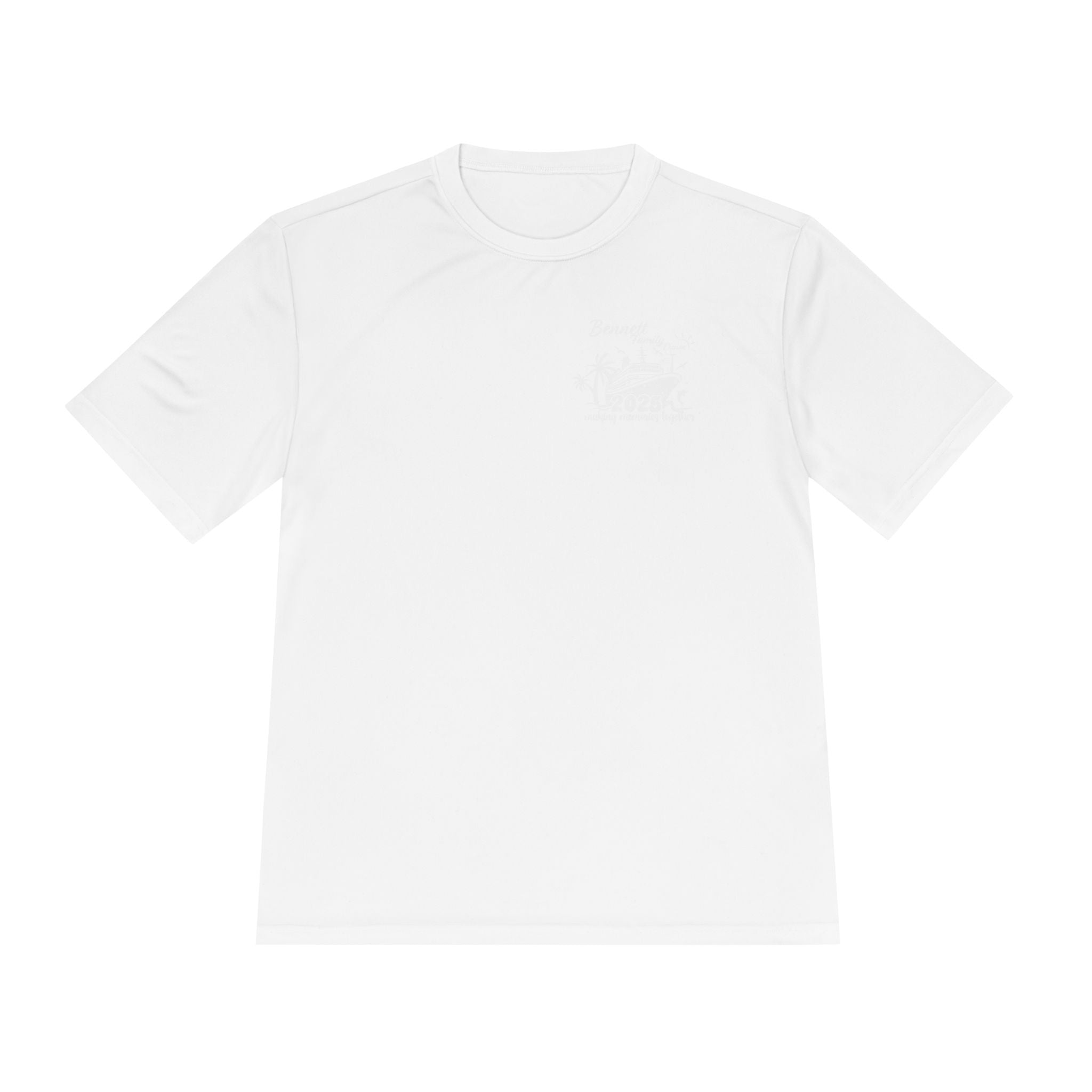 Bennet Family Cruise White Text- Unisex Moisture Wicking Tee