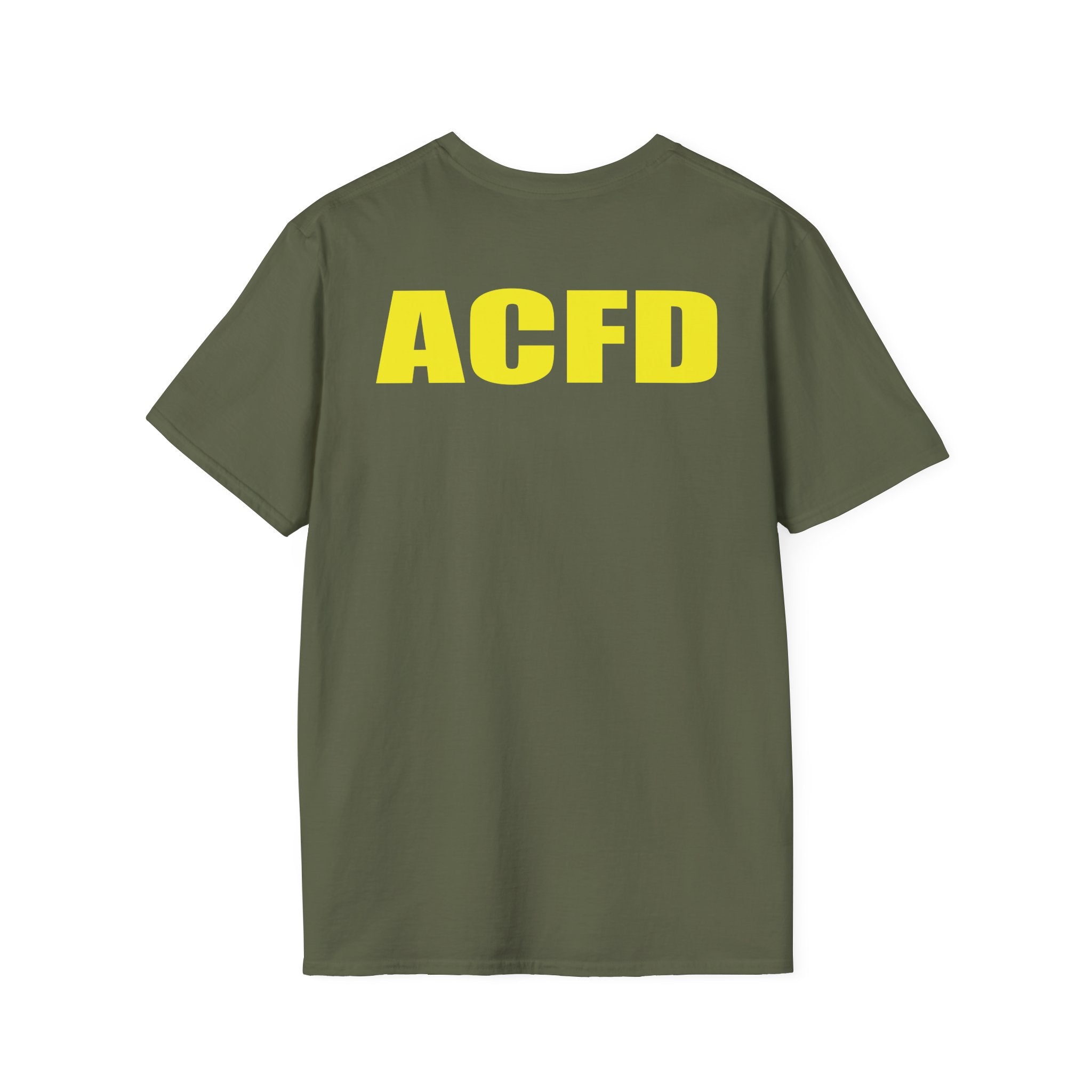 Station 3 Rhino Logo Officer - Gildan Soft Cotton Softstyle T-Shirt