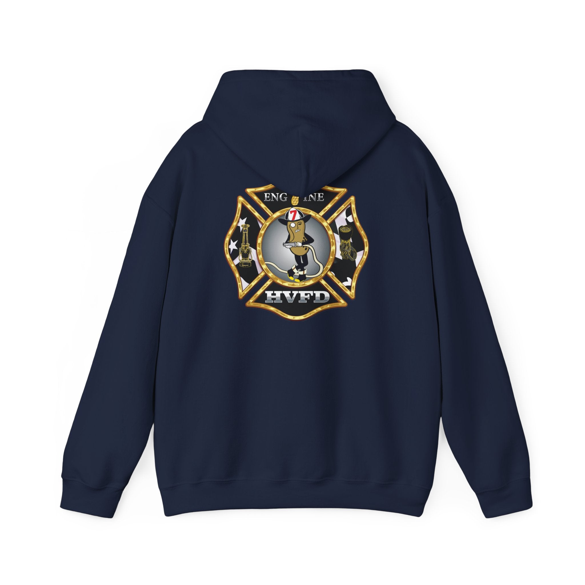 Hollywood MD Vol Fire Eng7ine - Heavy Blend™ Hooded Unisex Sweatshirt