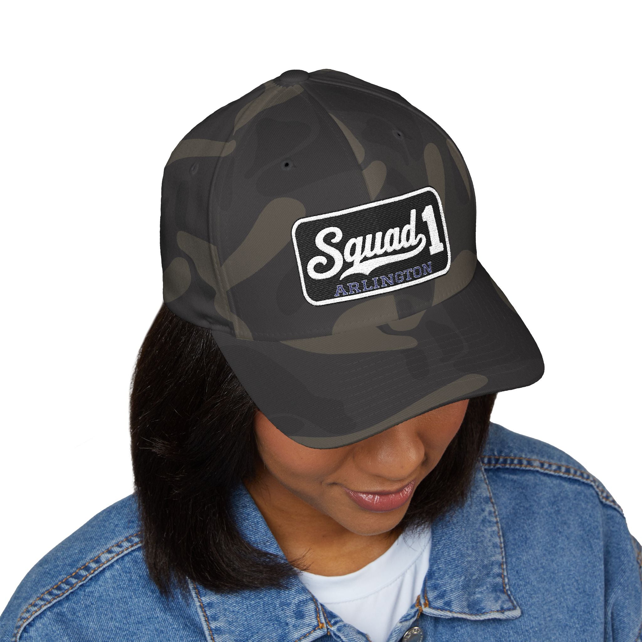 Arlington Squad 1 - FLEXFIT Closed-Back Structured Cap (Embroidery)